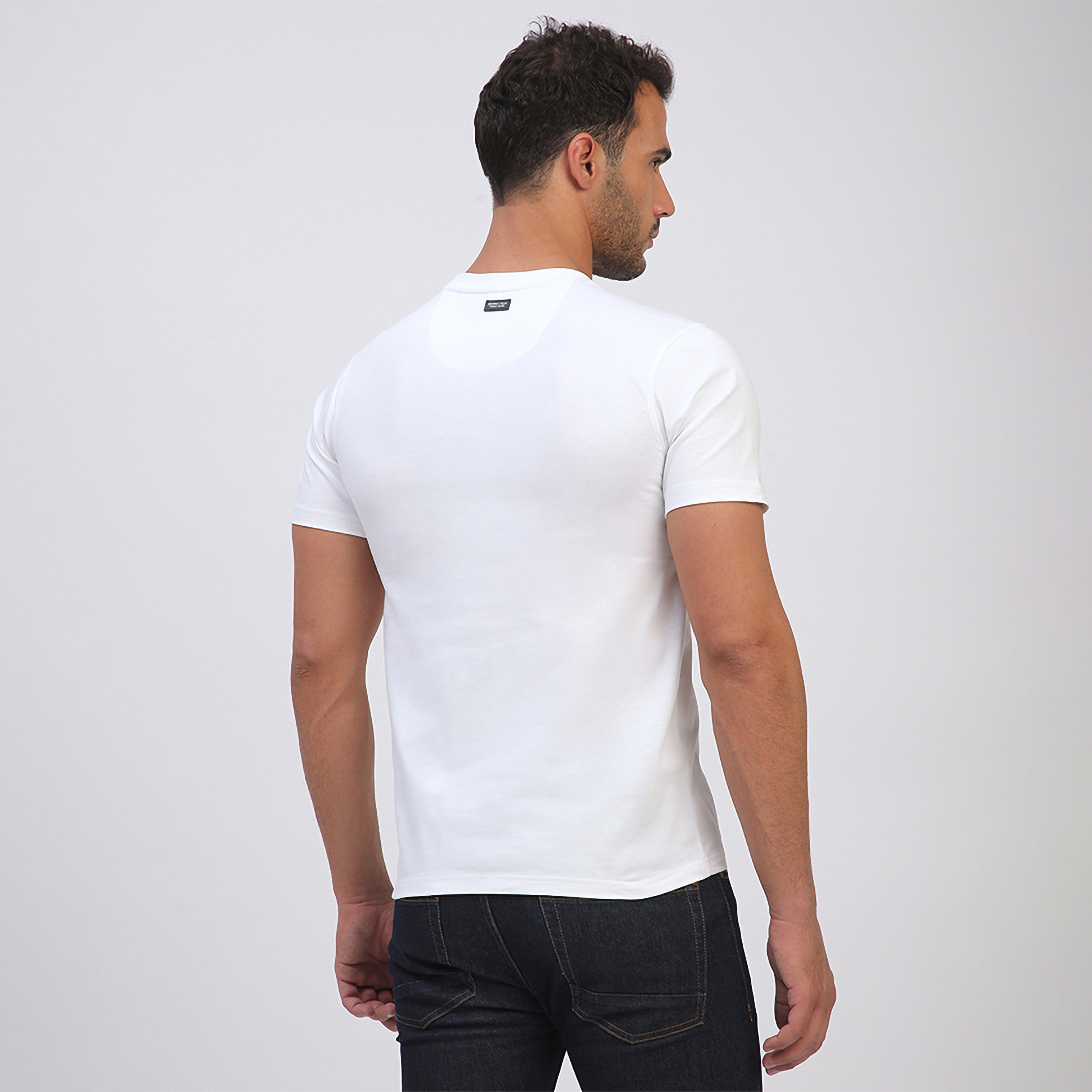 تي شيرت رجالي بياقة دائرية وأكمام قصيرة وشعار مطرز من بيفرلي هيلز بولو كلوب-men-clothing-tshirtsandpolos-tshirts-image-12