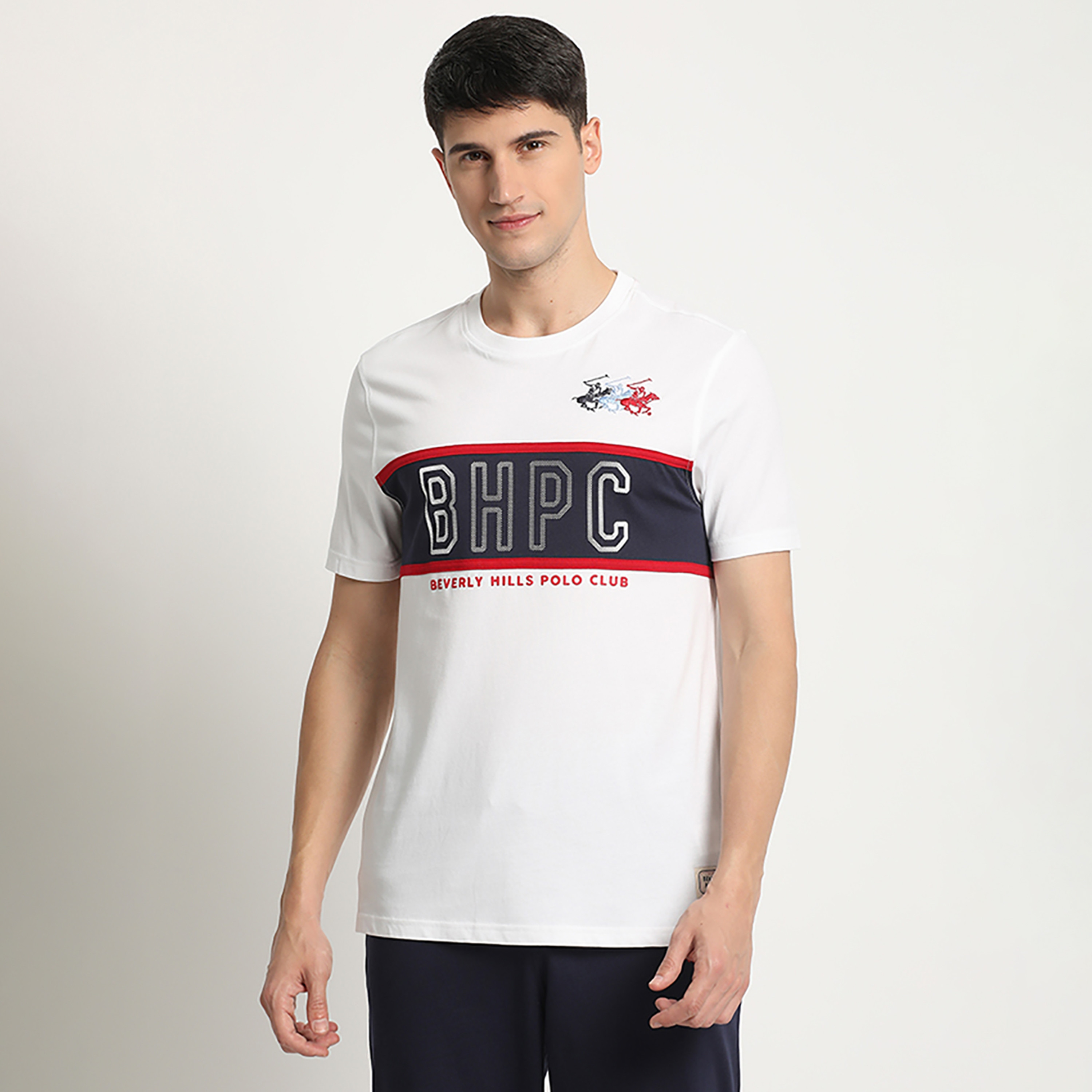 تي شيرت بيفرلي هيلز بولو كلوب بياقة مستديرة وأكمام قصيرة مع شعار-men-clothing-tshirtsandpolos-tshirts-image-5