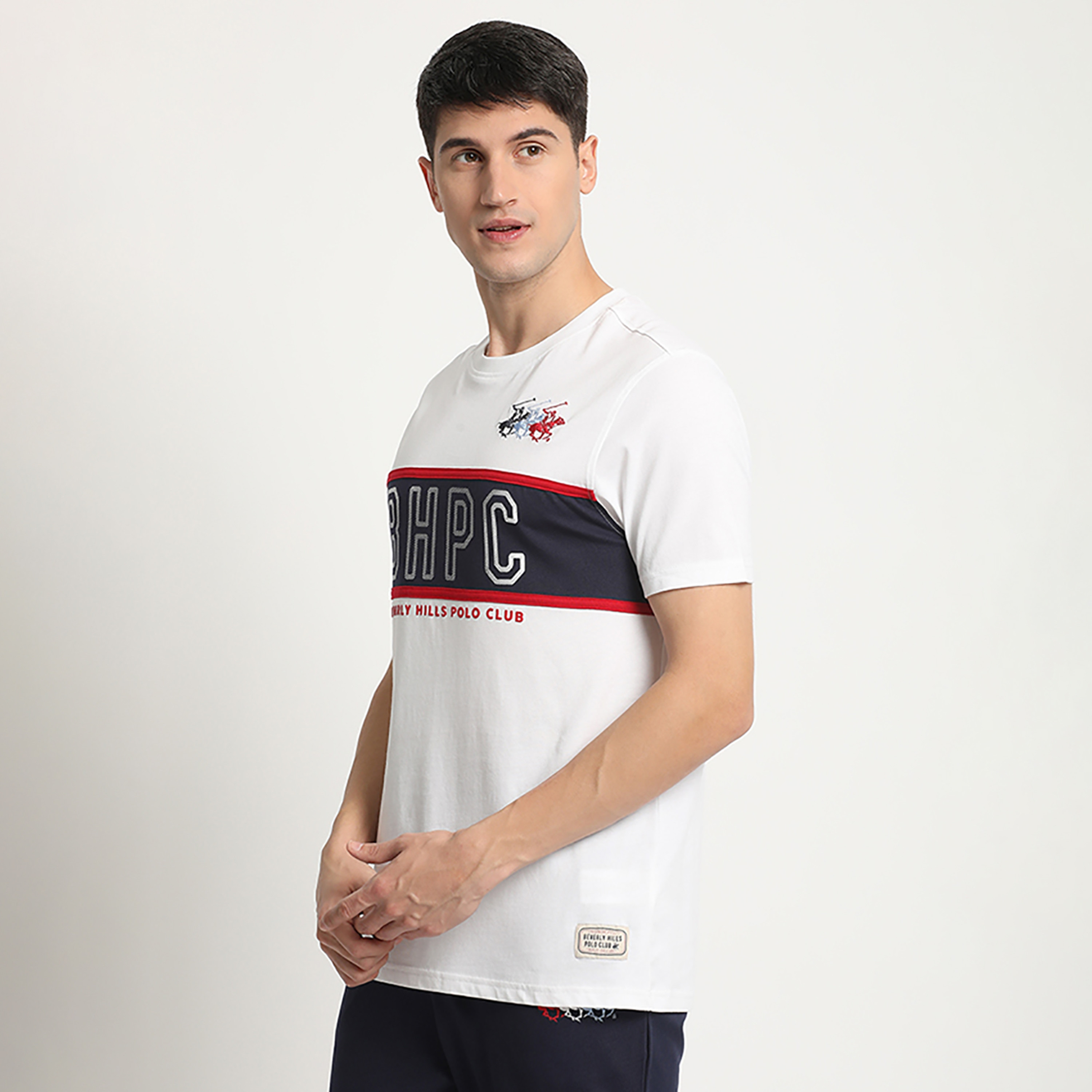 تي شيرت بيفرلي هيلز بولو كلوب بياقة مستديرة وأكمام قصيرة مع شعار-men-clothing-tshirtsandpolos-tshirts-image-6