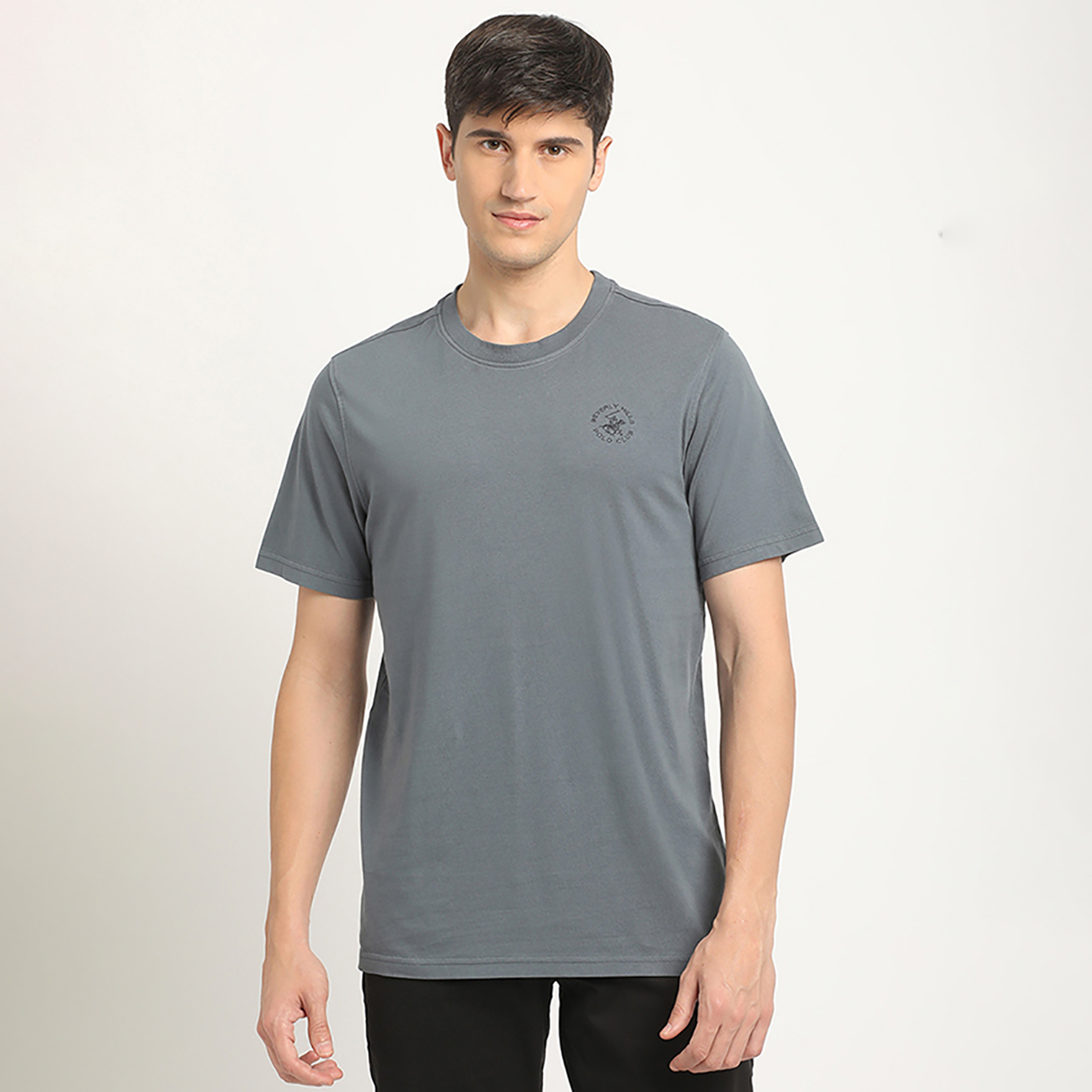 تي شيرت بيفرلي هيلز بولو كلوب بياقة مستديرة وأكمام قصيرة مع شعار-men-clothing-tshirtsandpolos-tshirts-image-5