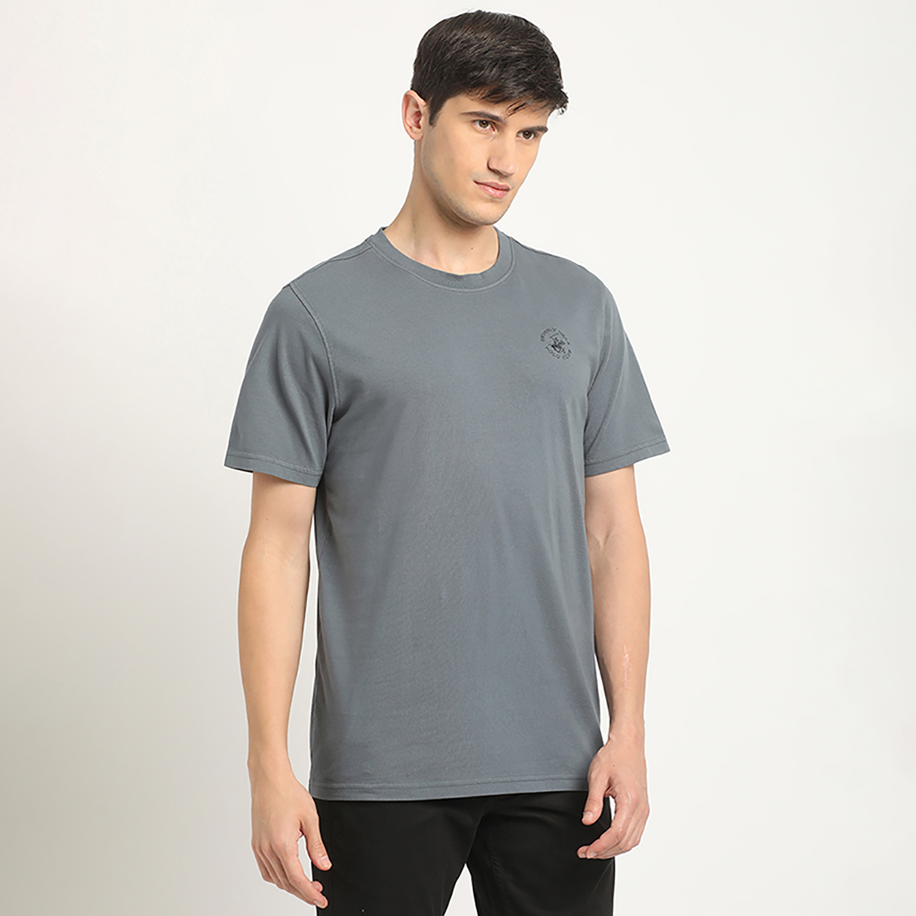 تي شيرت بيفرلي هيلز بولو كلوب بياقة مستديرة وأكمام قصيرة مع شعار-men-clothing-tshirtsandpolos-tshirts-image-7