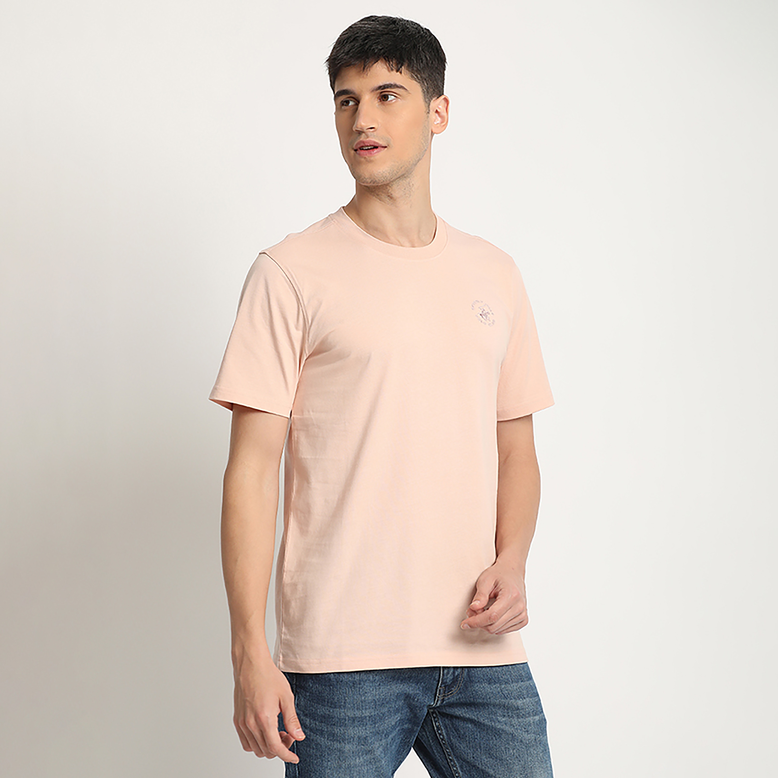 تي شيرت بيفرلي هيلز بولو كلوب بياقة مستديرة وأكمام قصيرة مع شعار مع ديتيليد-men-clothing-tshirtsandpolos-tshirts-image-11