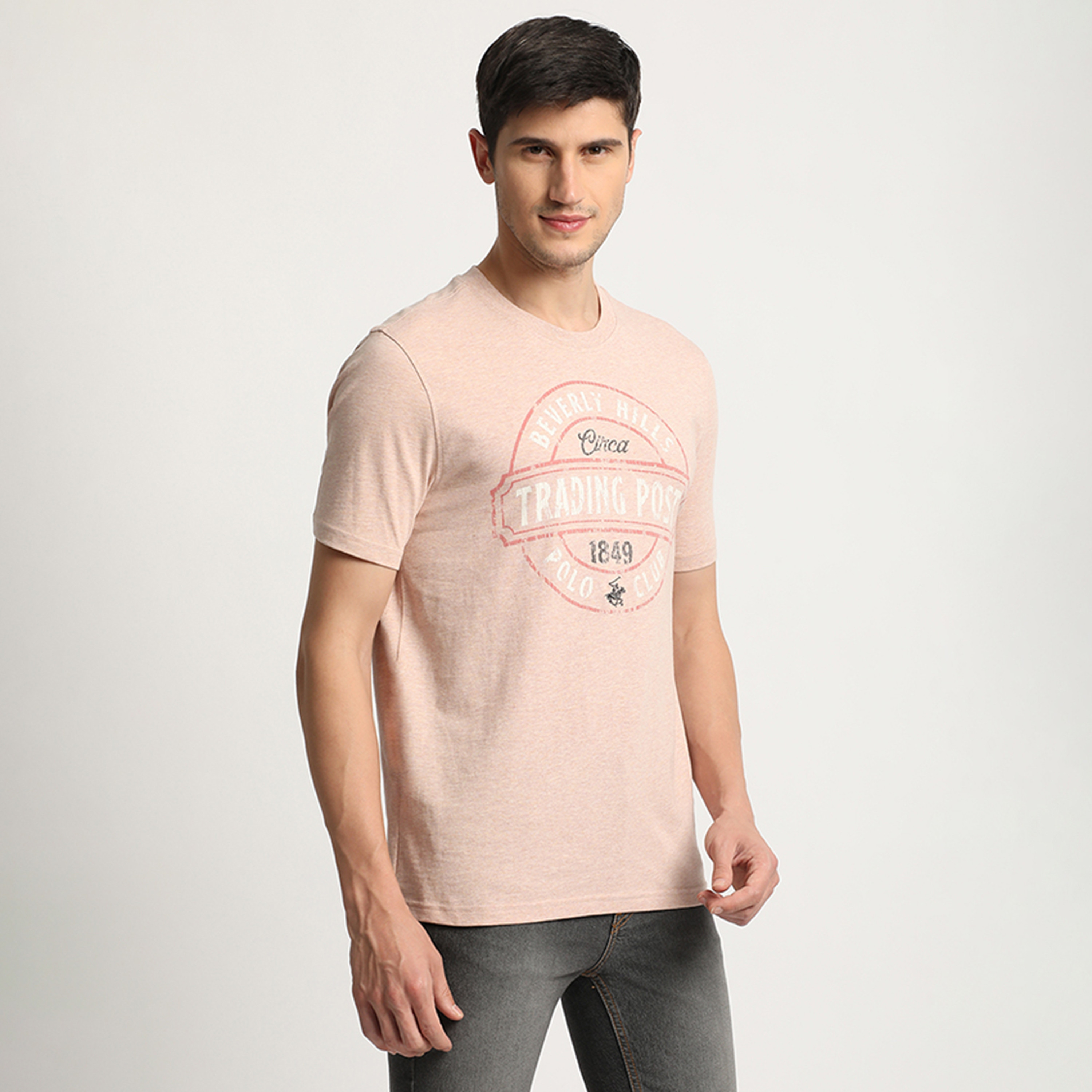 تي شيرت بيفرلي هيلز بولو كلوب بياقة مستديرة وأكمام قصيرة مع مطبوع-men-clothing-tshirtsandpolos-tshirts-image-3
