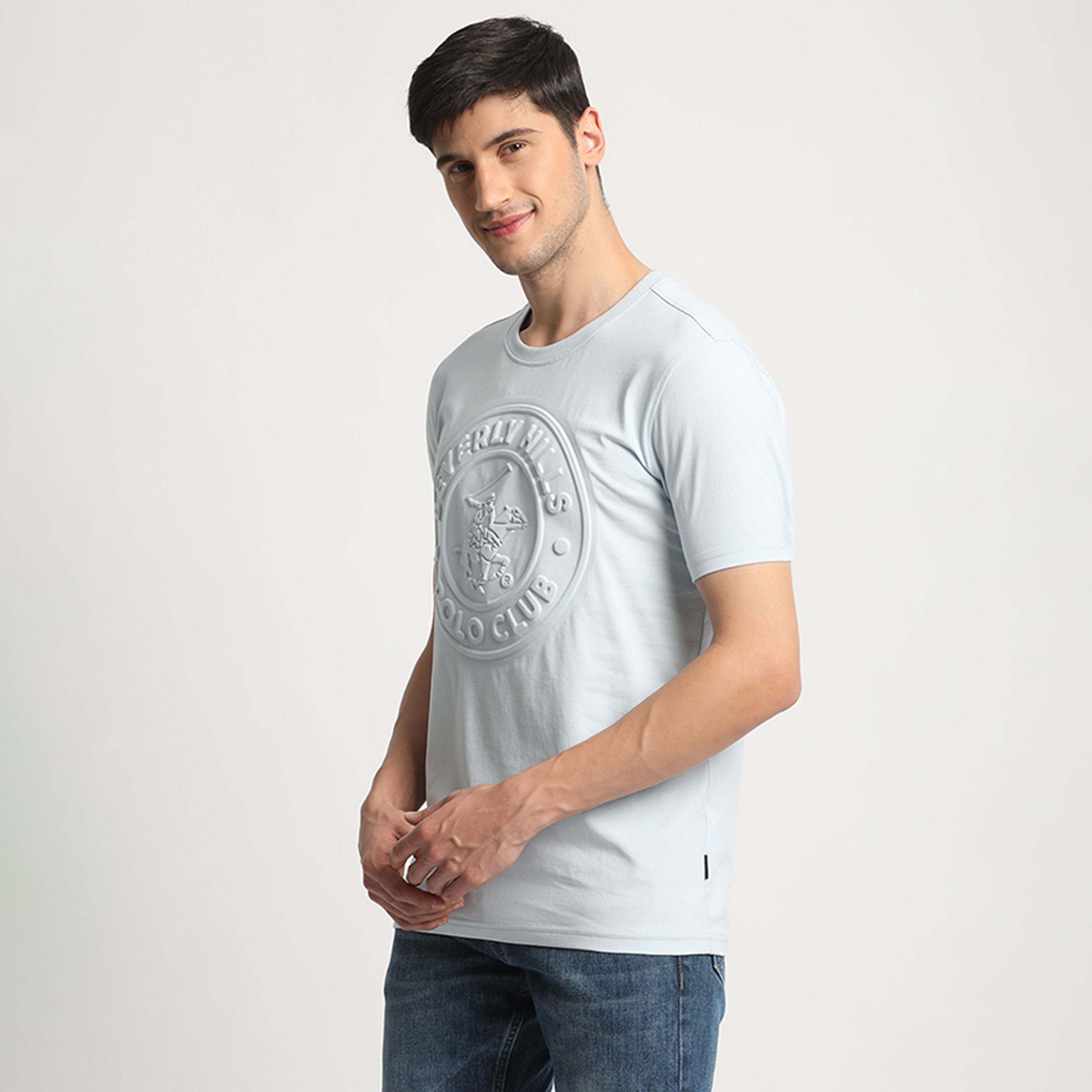 Beverly Hills Polo Club Embossed Logo Crew Neck Short Sleeves T-Shirt-men-clothing-tshirtsandpolos-tshirts-image-2