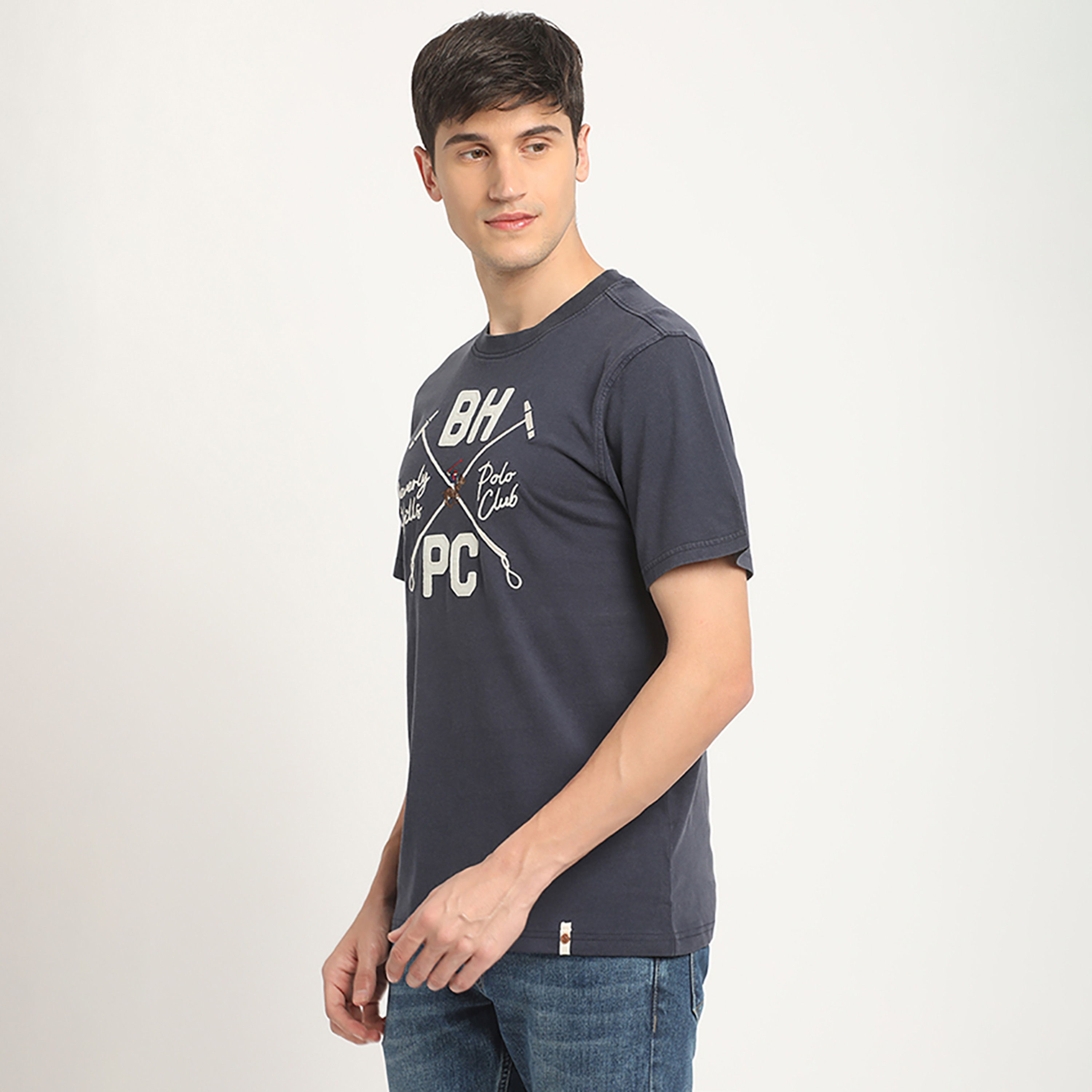 Beverly Hills Polo Club Logo Crew Neck Short Sleeves T-Shirt-men-clothing-tshirtsandpolos-tshirts-image-2