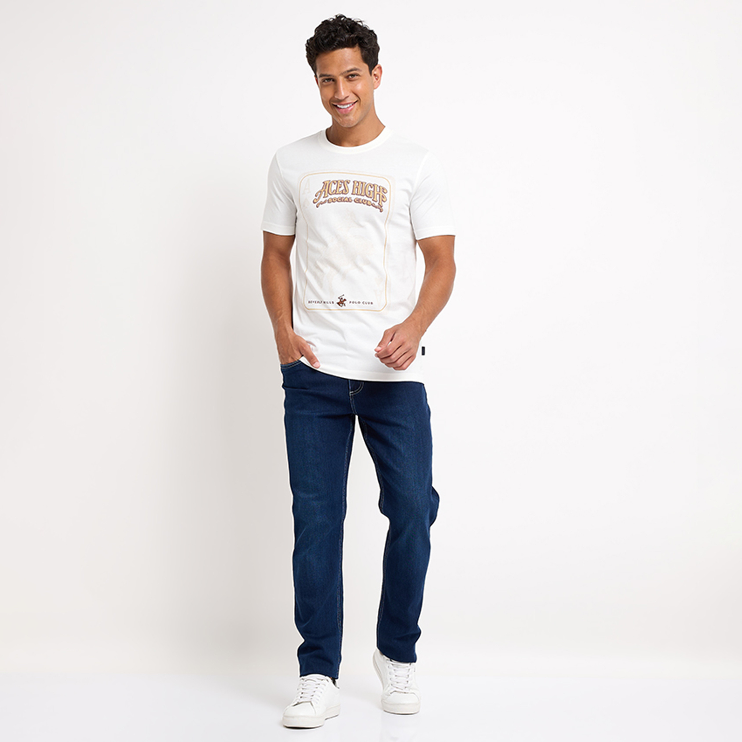 Beverly Hills Polo Club Printed Crew Neck Short Sleeves T-Shirt-men-clothing-tshirtsandpolos-tshirts-image-2