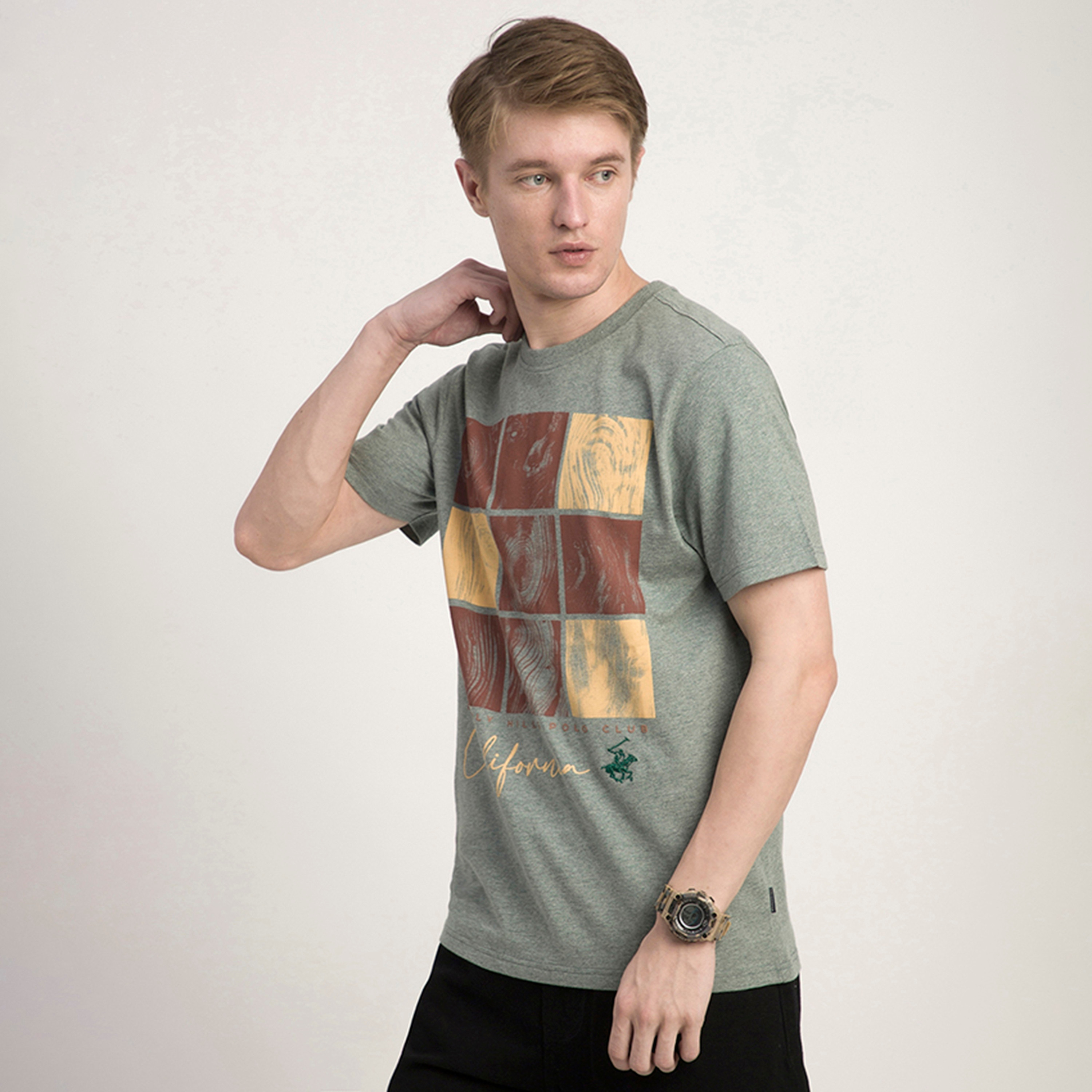 Beverly Hills Polo Club Graphic Print Crew Neck Short Sleeves Men's T-Shirt-men-clothing-tshirtsandpolos-tshirts-image-2