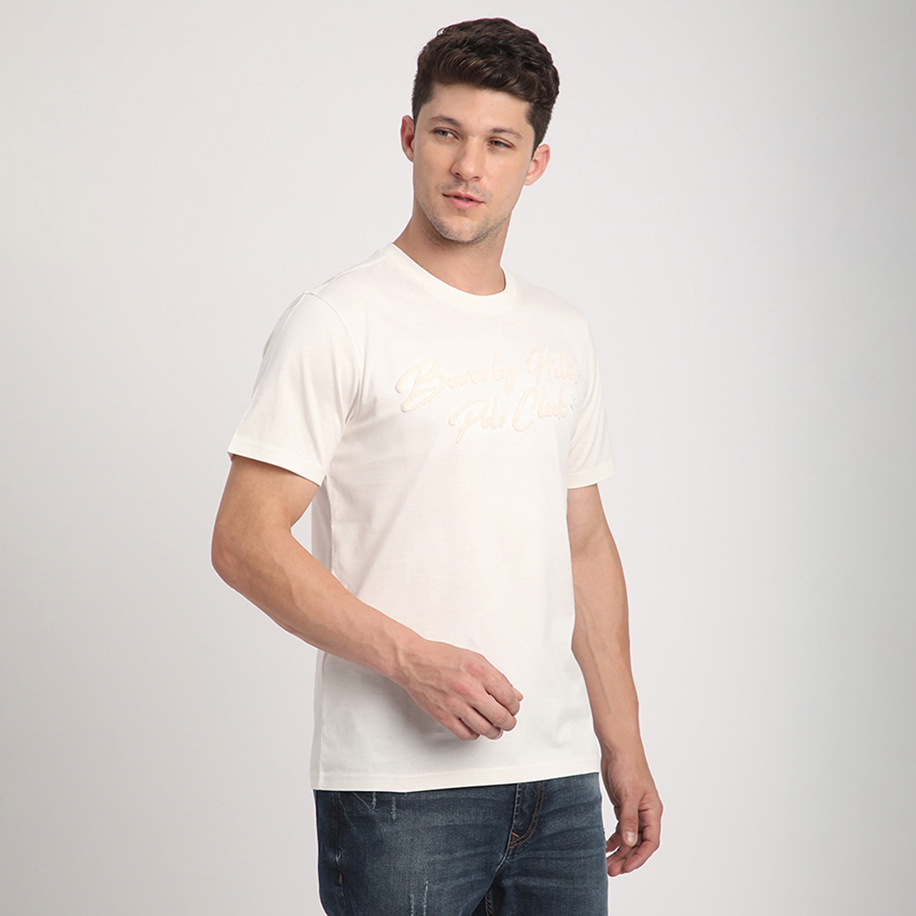 Beverly Hills Polo Club Chenille Embroidered Logo Crew Neck Short Sleeves Men's T-Shirt-men-clothing-tshirtsandpolos-tshirts-image-3