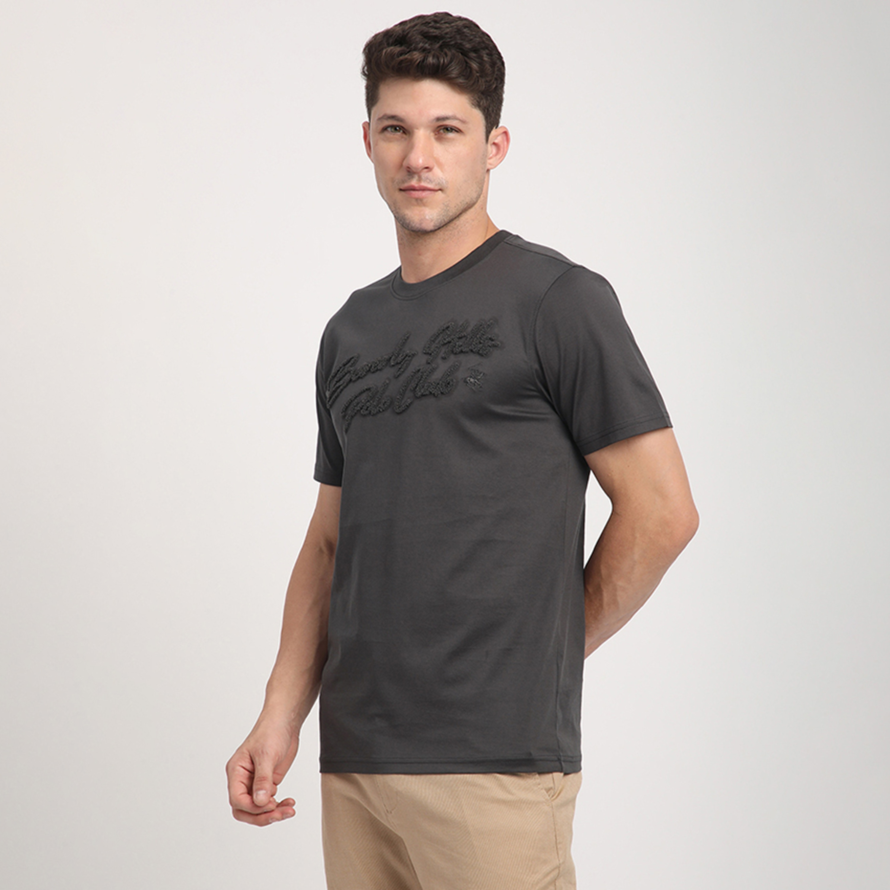 تي شورت بيفرلي هيلز بولو كلوب شينيل مطرز بشعار طاقم الرقبة وأكمام قصيرة للرجال-men-clothing-tshirtsandpolos-tshirts-image-7