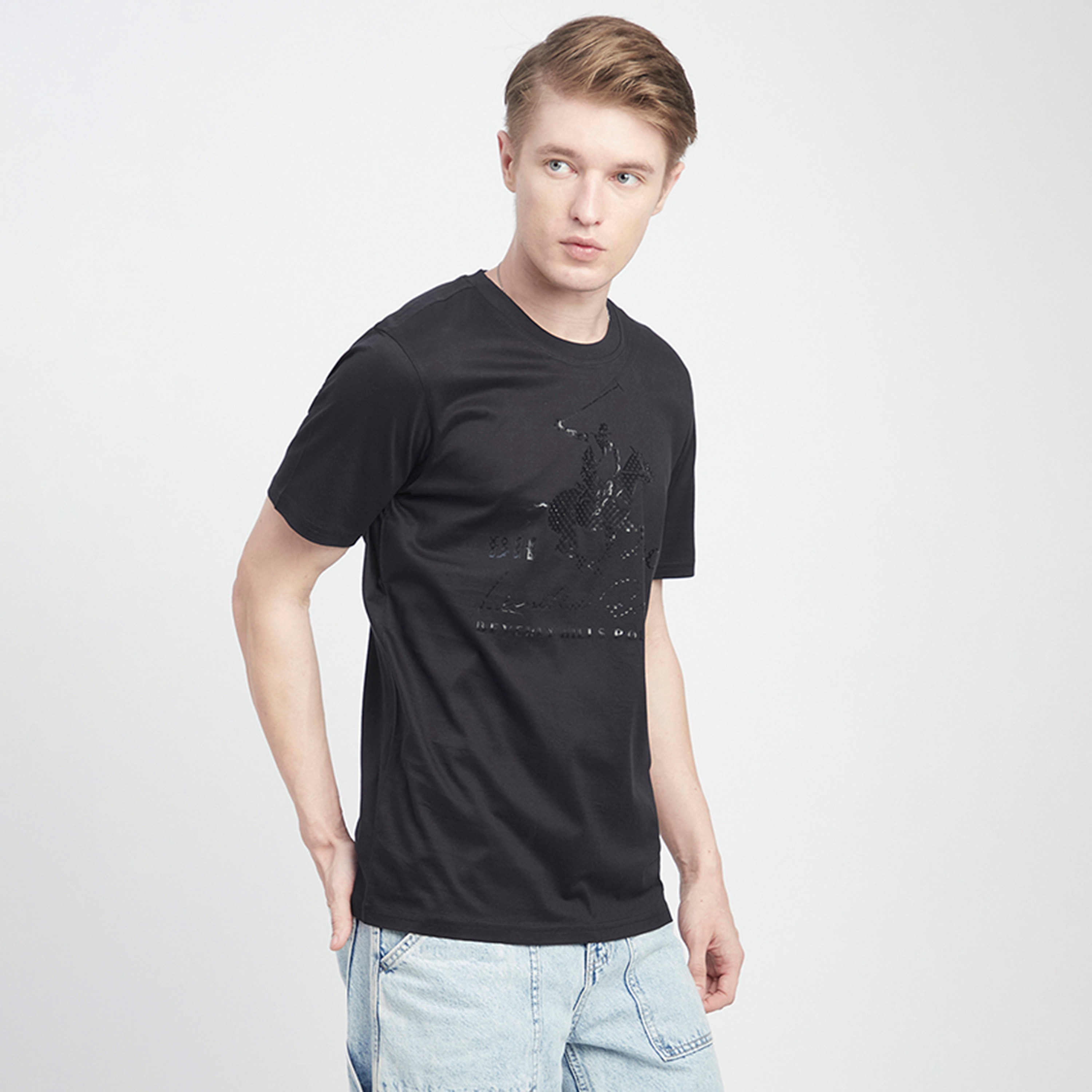 تي شيرت رجالي مطبوع بياقة دائرية وأكمام قصيرة من بيفرلي هيلز بولو كلوب-men-clothing-tshirtsandpolos-tshirts-image-7
