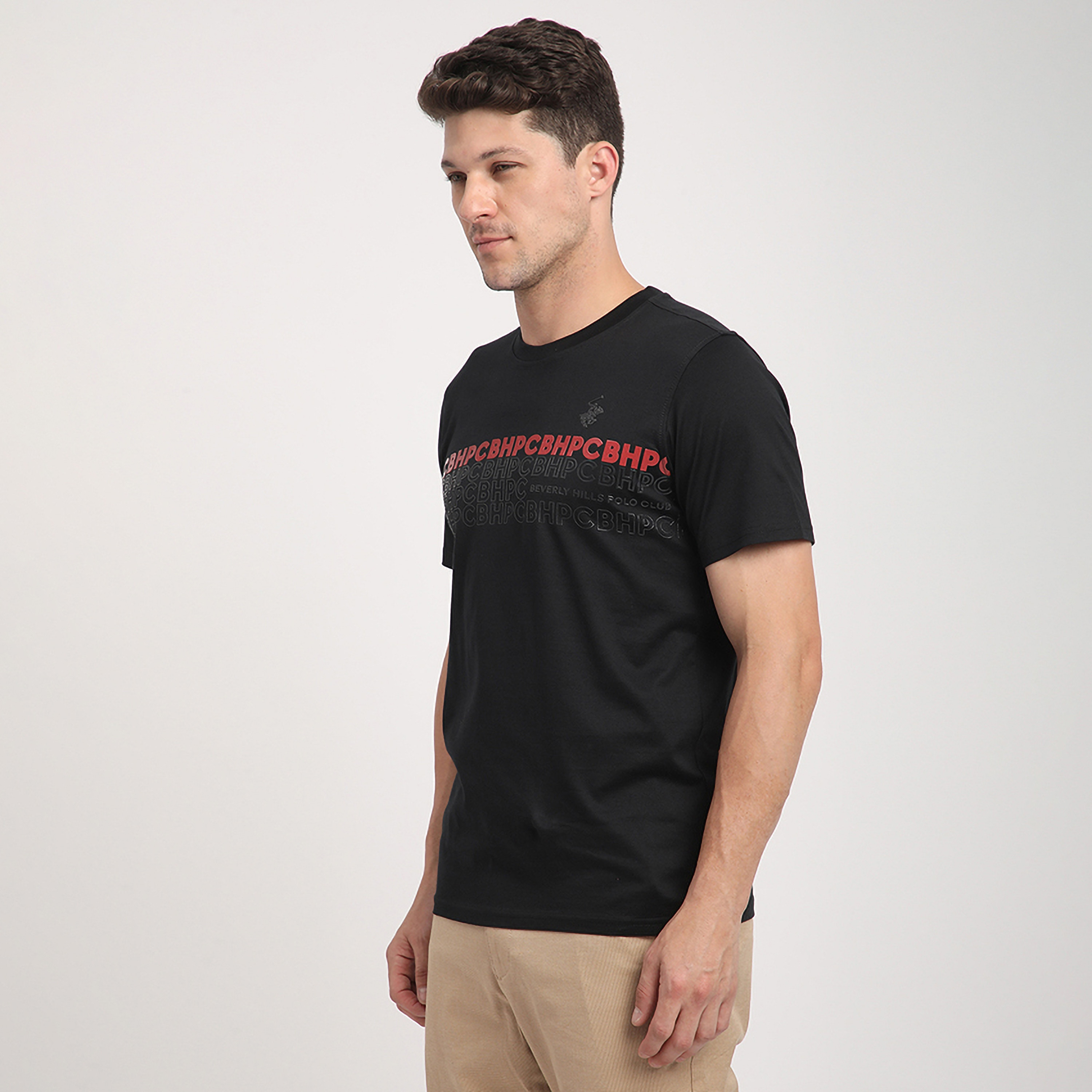 Beverly Hills Polo Club Typographic Round Neck Short Sleeves Men's T-Shirt-men-clothing-tshirtsandpolos-tshirts-image-2