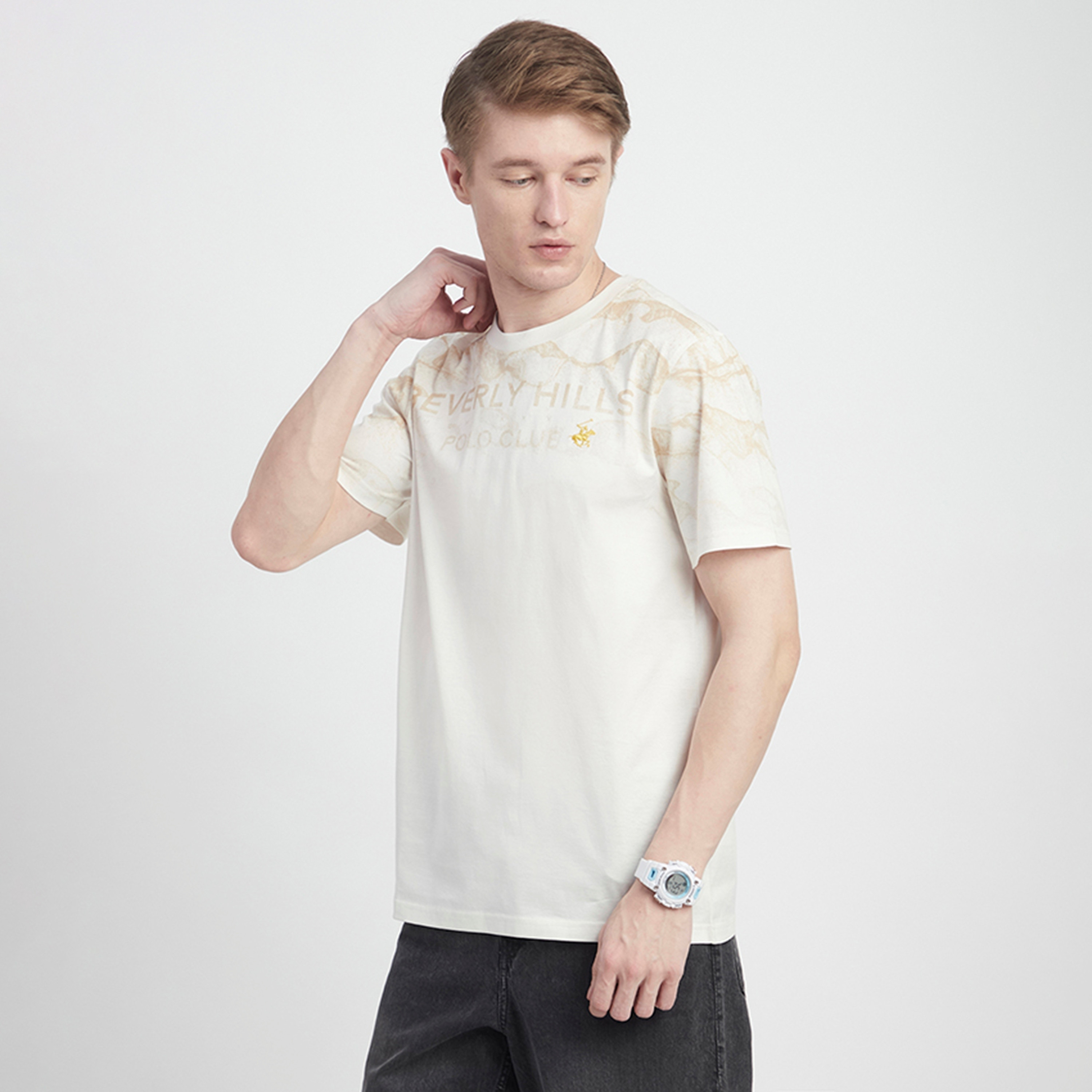 تي شيرت رجالي بأكمام قصيرة وياقة دائرية ومطبوع من بيفرلي هيلز بولو كلوب-men-clothing-tshirtsandpolos-tshirts-image-2