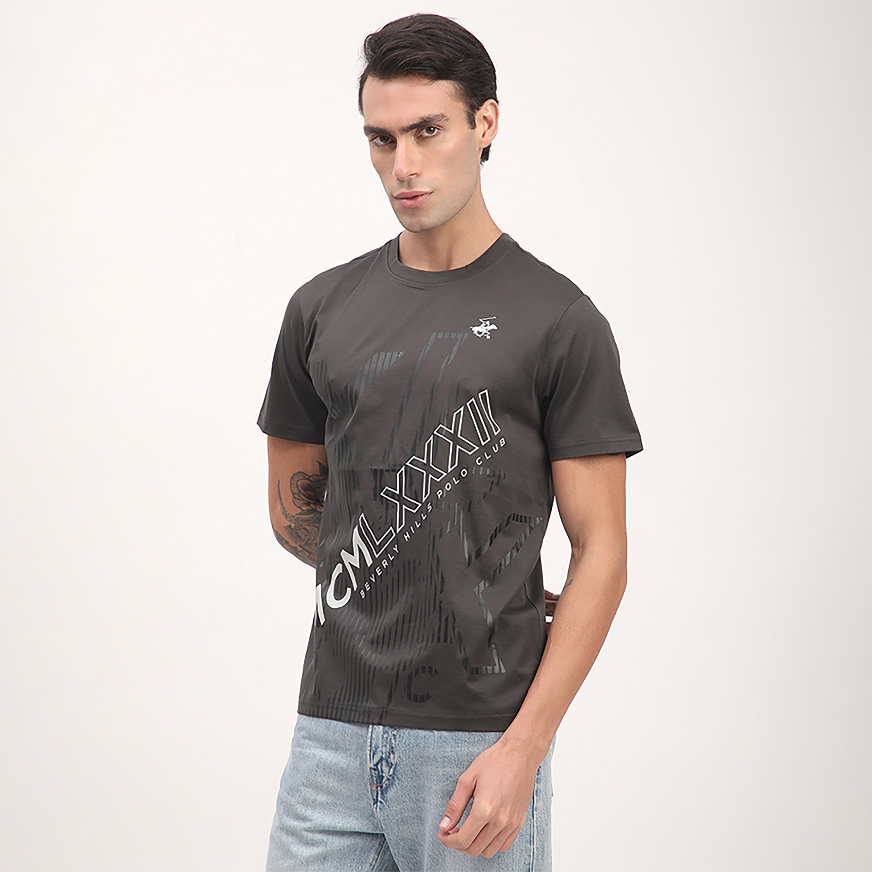 تي شيرت بأكمام قصيرة ورقبة دائرية بطبعة للرجال من بيفرلي هيلز بولو كلوب-men-clothing-tshirtsandpolos-tshirts-image-3