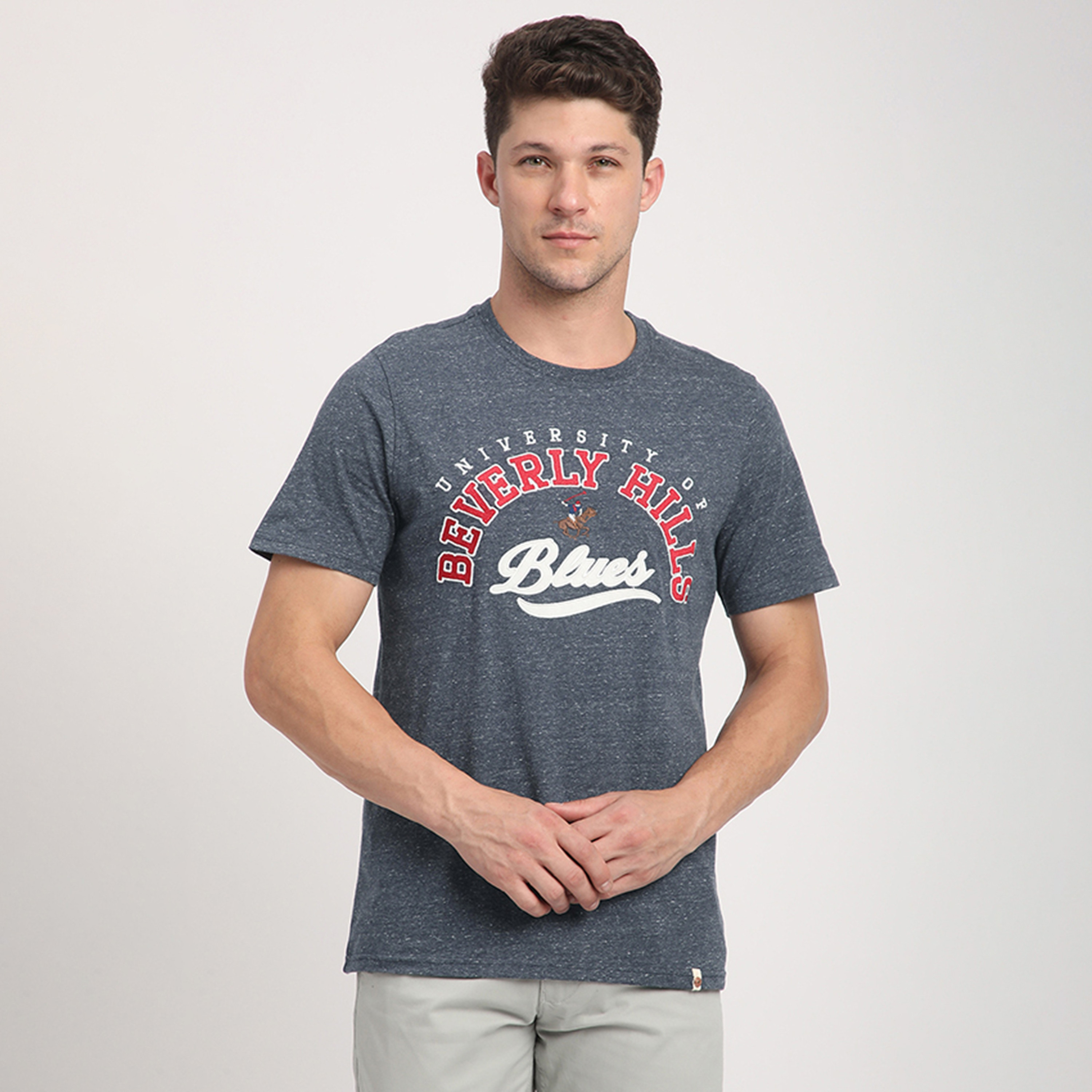 Beverly Hills Polo Club Embroidered Crew Neck Short Sleeves Men's T-Shirt-men-clothing-tshirtsandpolos-tshirts-image-1