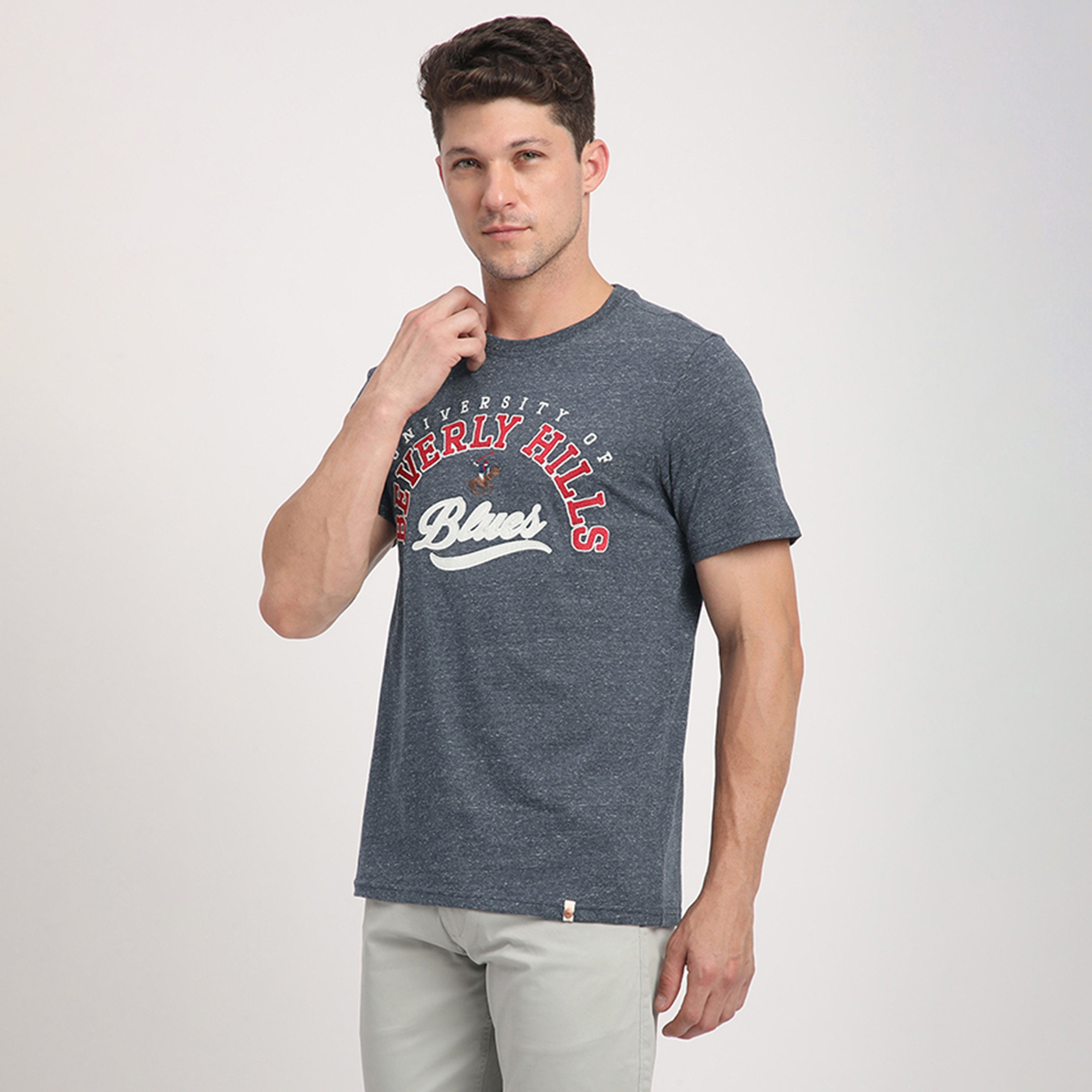 Beverly Hills Polo Club Embroidered Crew Neck Short Sleeves Men's T-Shirt-men-clothing-tshirtsandpolos-tshirts-image-2