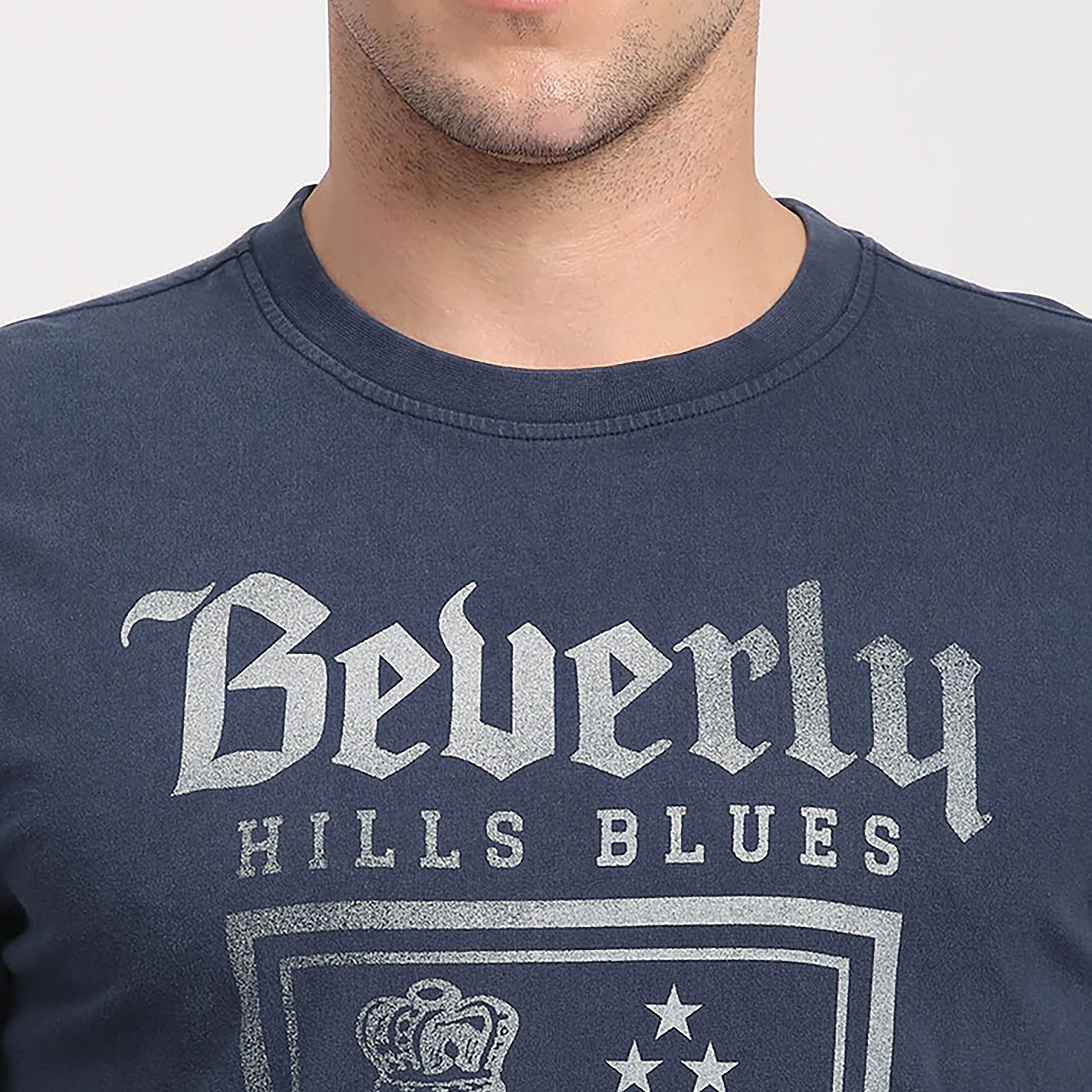 Beverly Hills Polo Club Printed Crew Neck Short Sleeves Men's T-Shirt-men-clothing-tshirtsandpolos-tshirts-image-4