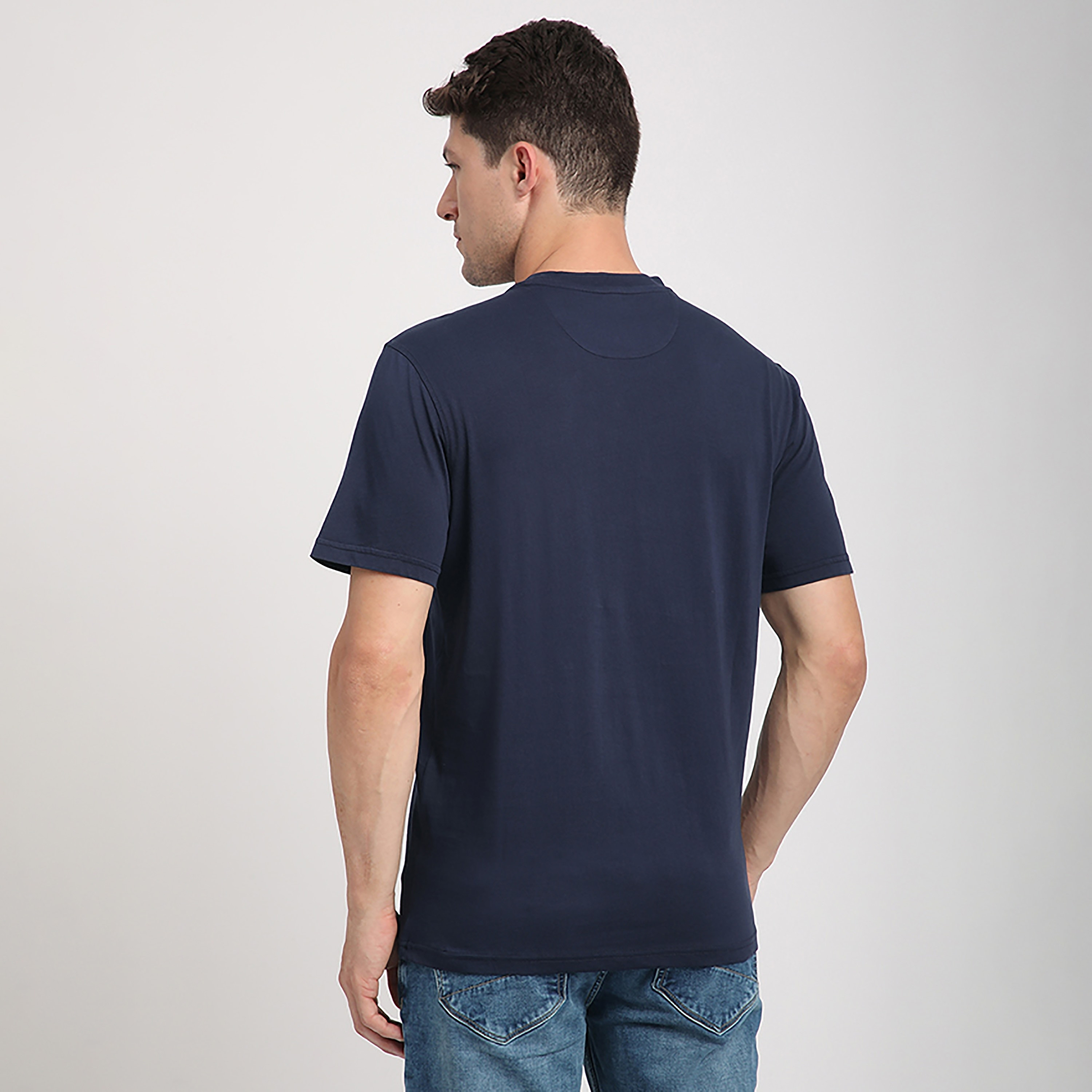 Beverly Hills Polo Club Logo Print Round Neck Short Sleeves Men's T-Shirt-men-clothing-tshirtsandpolos-tshirts-image-4