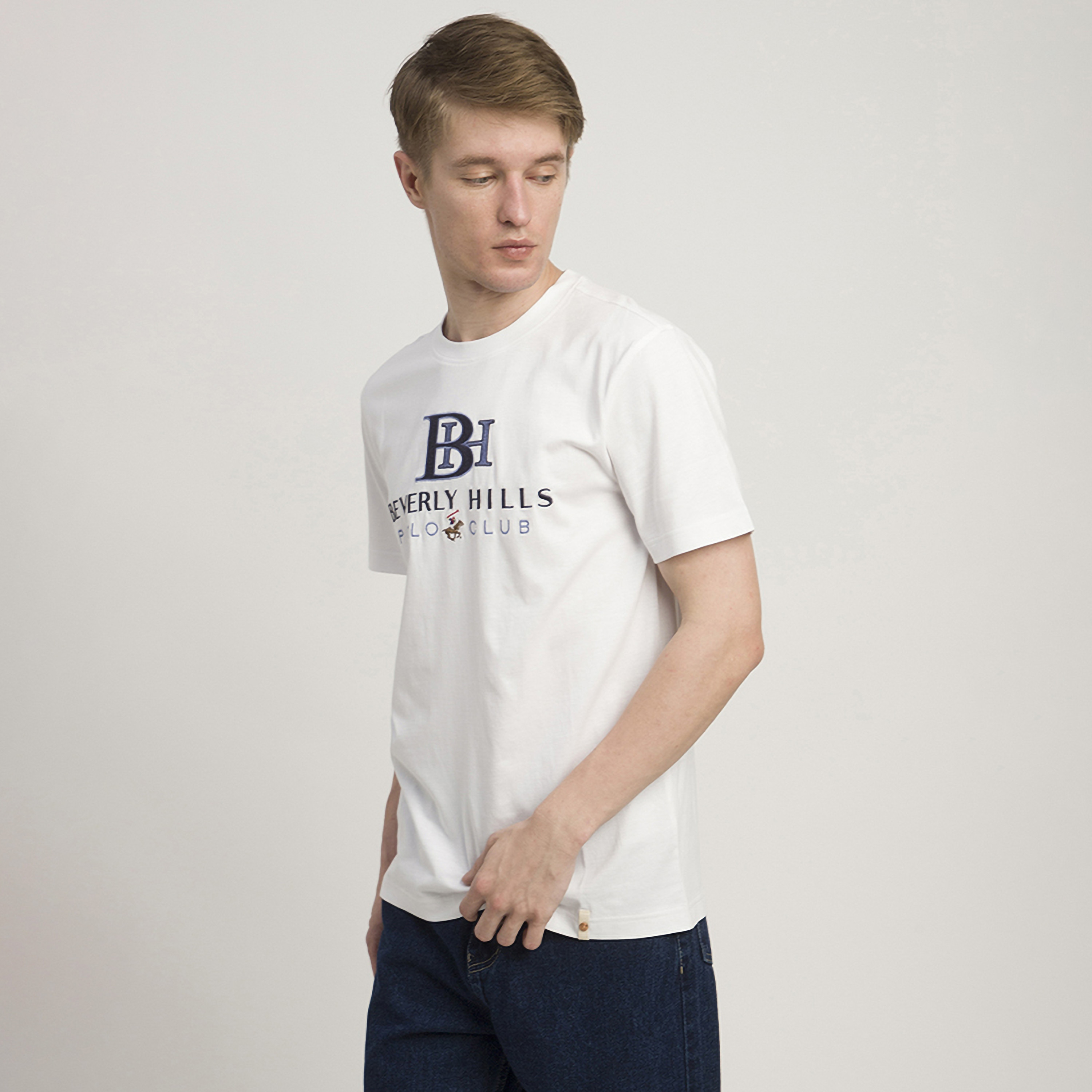 Beverly Hills Polo Club Typographic Round Neck Short Sleeves Men's T-Shirt-men-clothing-tshirtsandpolos-tshirts-image-2