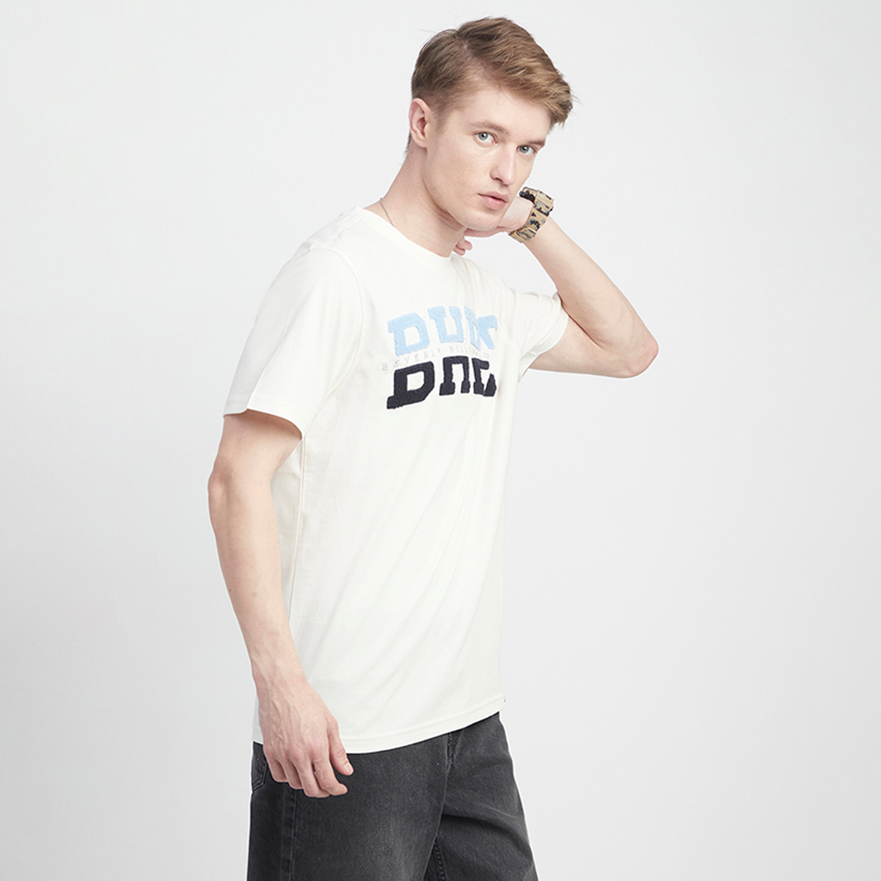 Beverly Hills Polo Club Chenille Embroidered Crew Neck Short Sleeves Men's T-Shirt-men-clothing-tshirtsandpolos-tshirts-image-3
