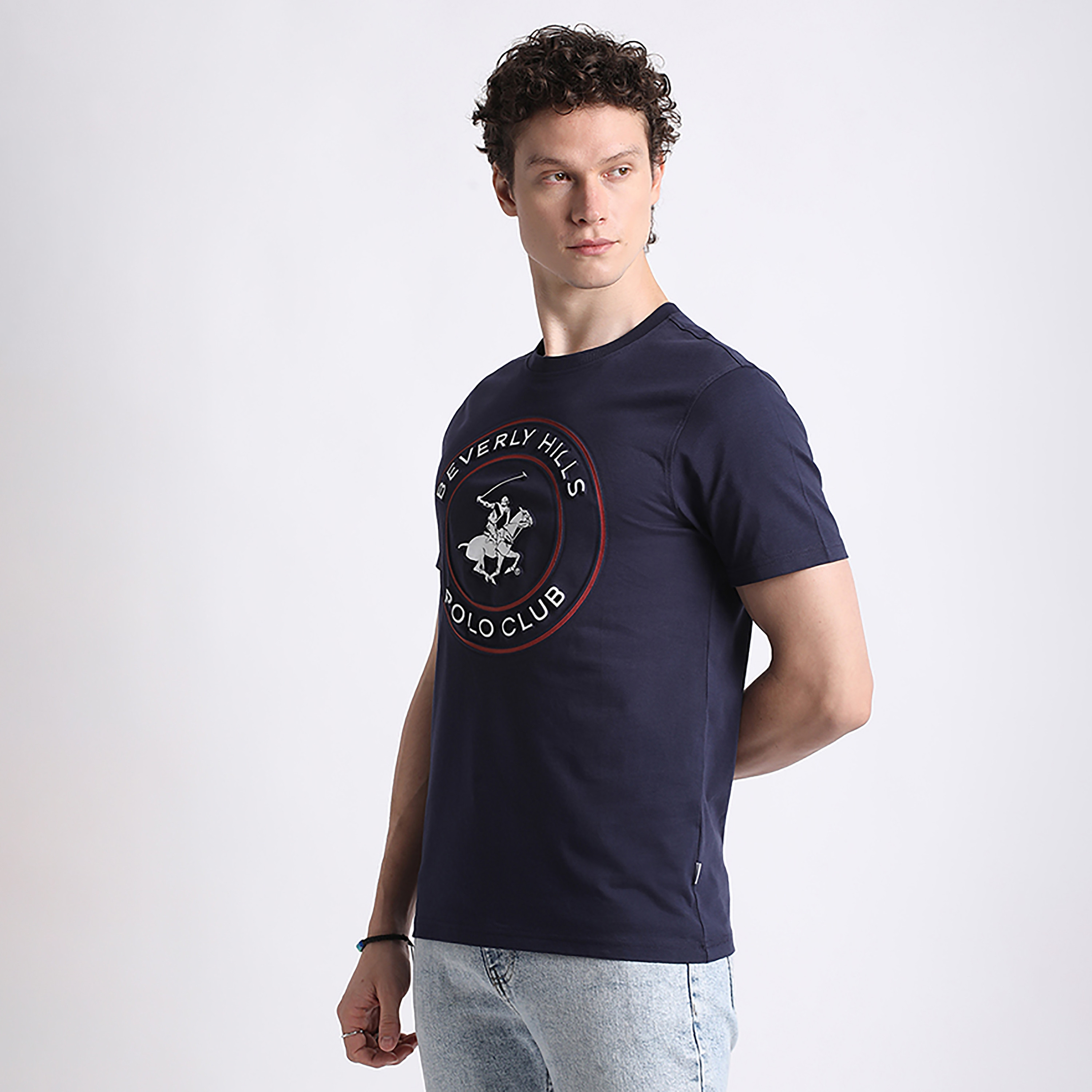 Beverly Hills Polo Club Brand Logo Round Neck Short Sleeve Men's T-Shirt-men-clothing-tshirtsandpolos-tshirts-image-4