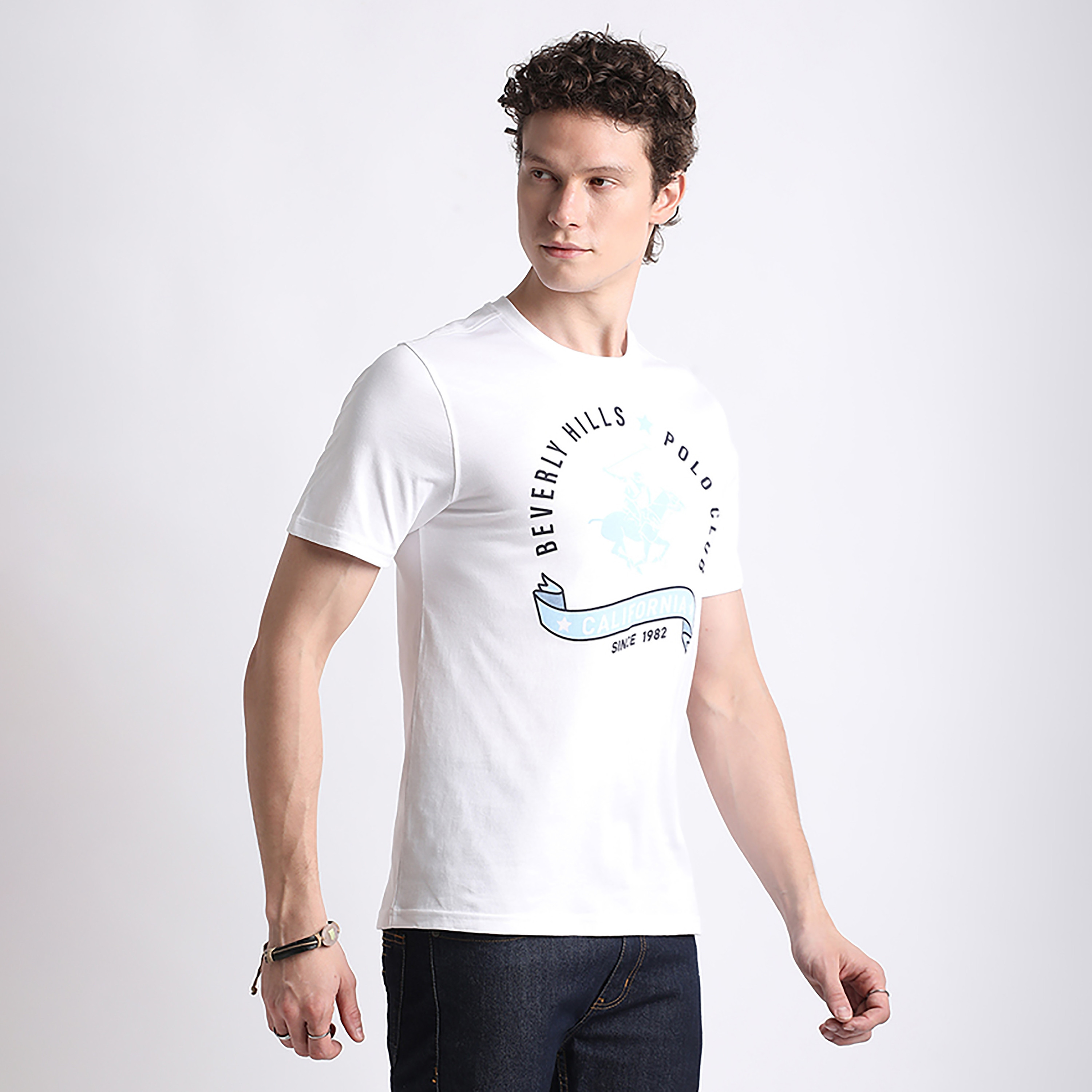 تي شيرت بيفرلي هيلز بولو كلوب بشعار العلامة التجارية وياقة دائرية وأكمام قصيرة للرجال-men-clothing-tshirtsandpolos-tshirts-image-11