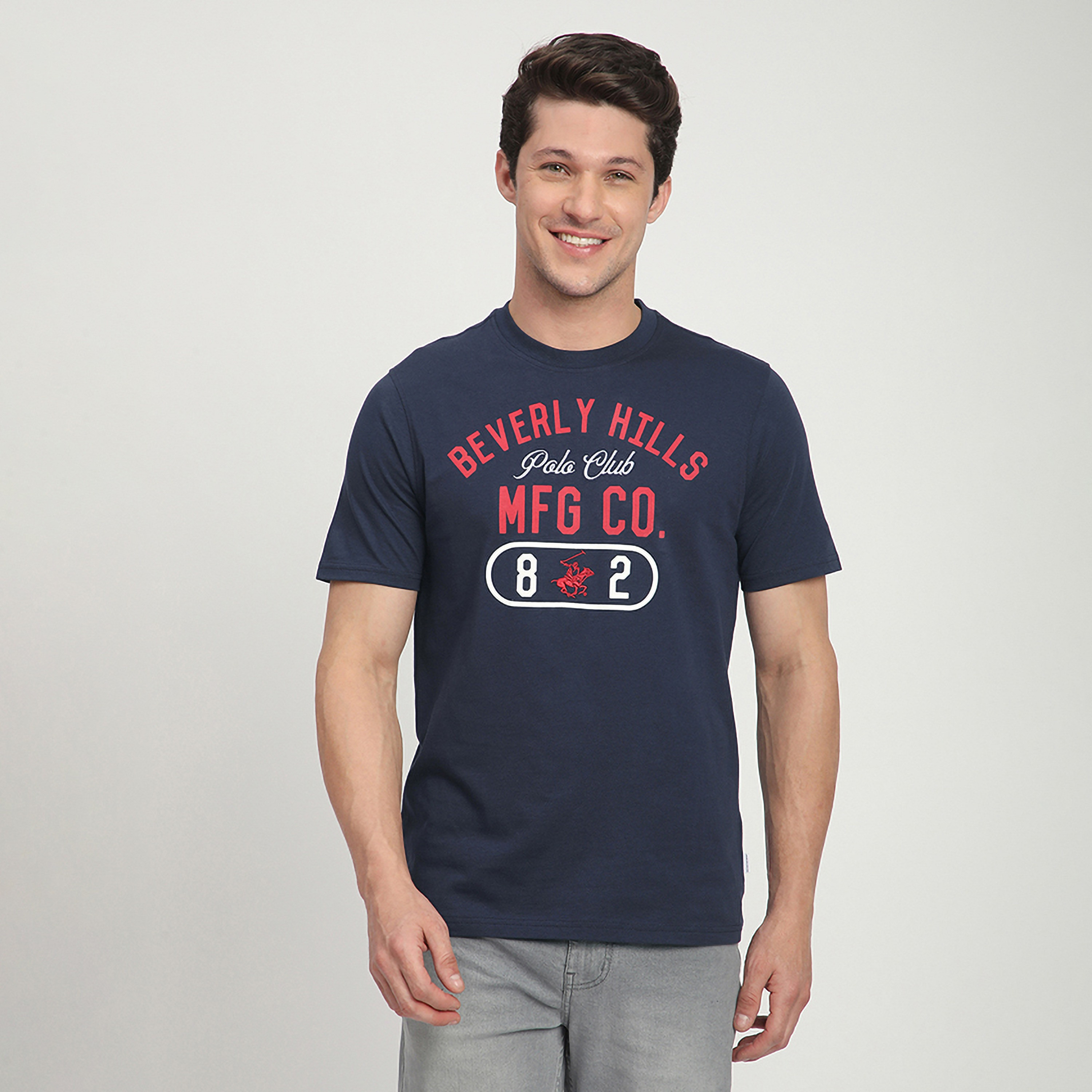 تي شيرت رجالي بأكمام قصيرة وياقة دائرية ومطبوع من بيفرلي هيلز بولو كلوب-men-clothing-tshirtsandpolos-tshirts-image-1
