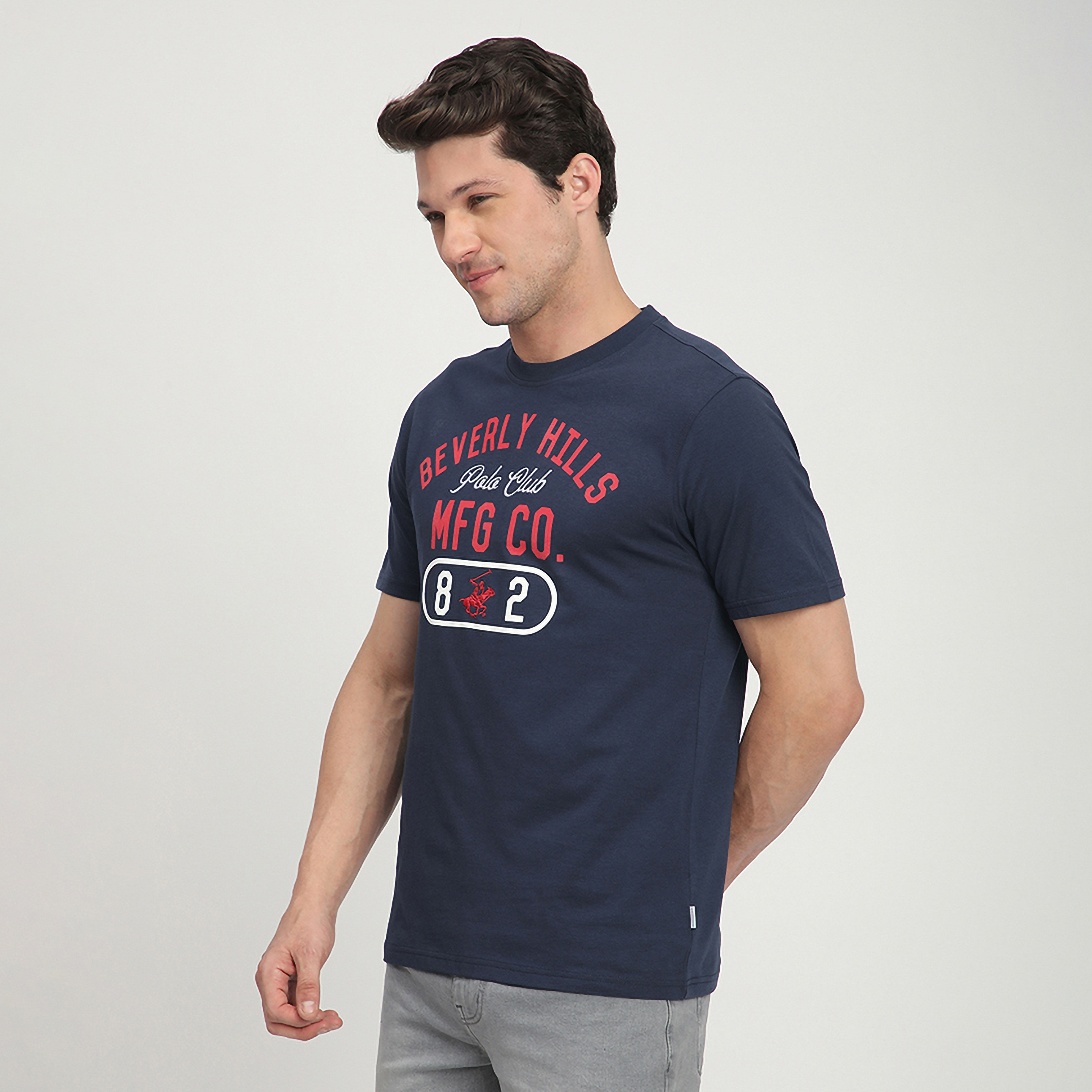 تي شيرت رجالي بأكمام قصيرة وياقة دائرية ومطبوع من بيفرلي هيلز بولو كلوب-men-clothing-tshirtsandpolos-tshirts-image-2