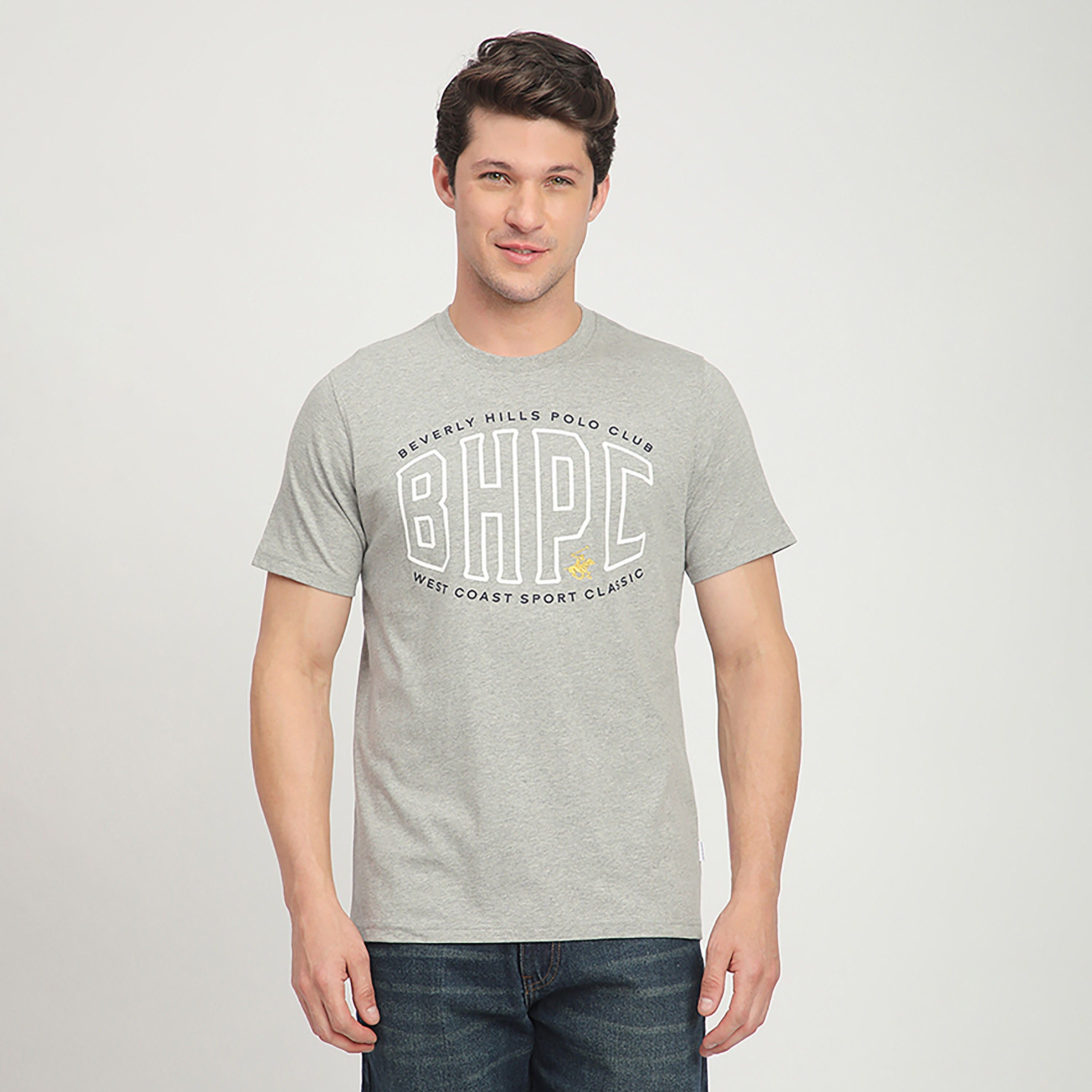 تي شيرت بأكمام قصيرة ورقبة دائرية بطبعة للرجال من بيفرلي هيلز بولو كلوب-men-clothing-tshirtsandpolos-tshirts-image-1