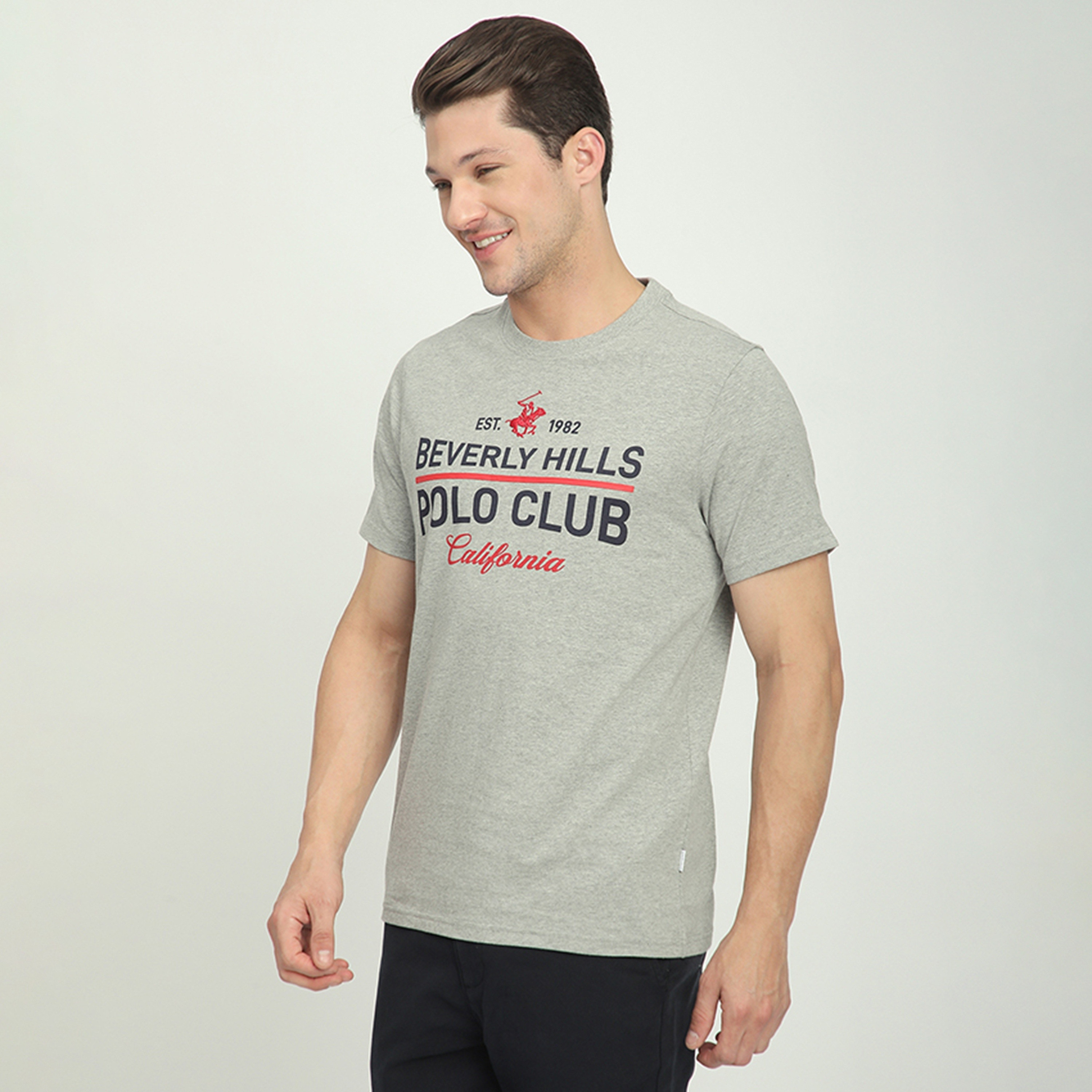 Beverly Hills Polo Club Logo Print Crew Neck Short Sleeves Men's T-Shirt-men-clothing-tshirtsandpolos-tshirts-image-6