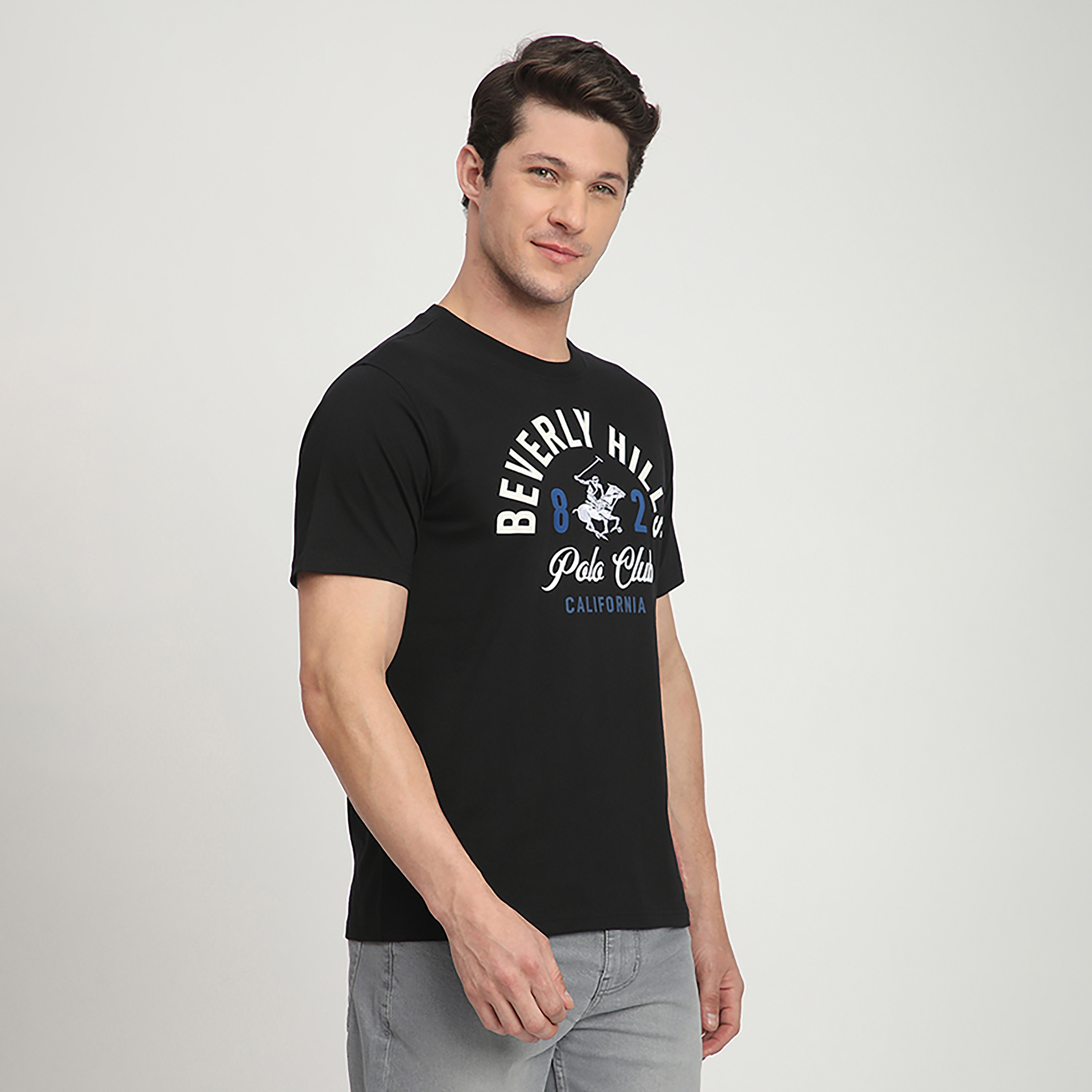 تي شيرت رجالي بأكمام قصيرة ورقبة دائرية وطبعة شعار من بيفرلي هيلز بولو كلوب-men-clothing-tshirtsandpolos-tshirts-image-3