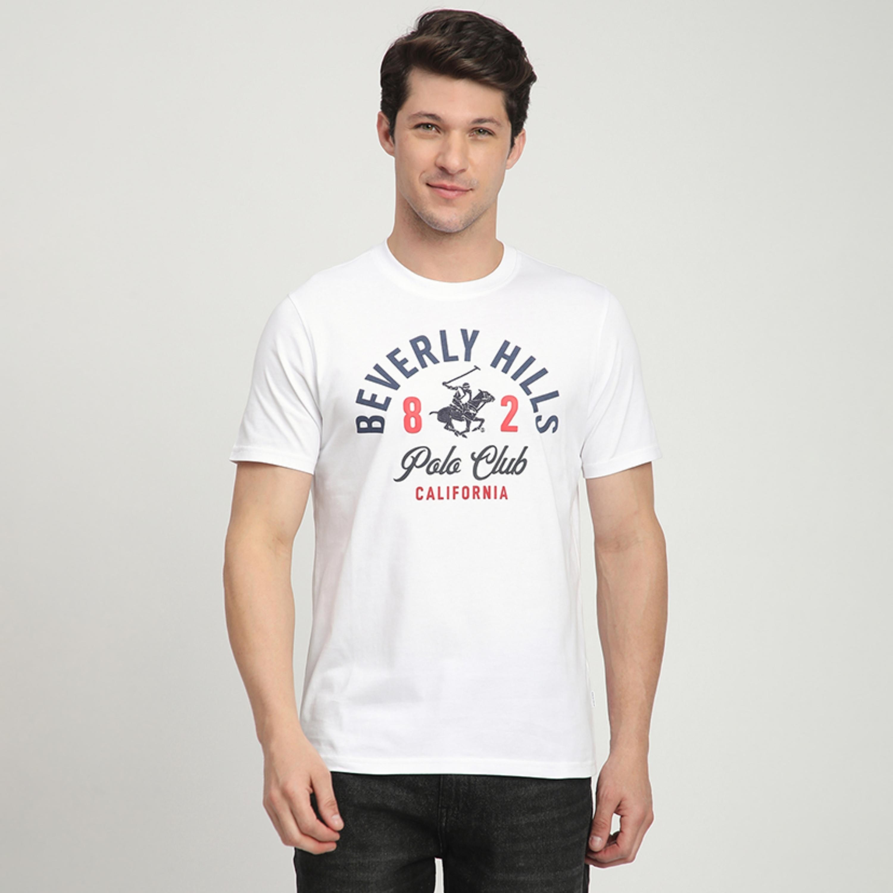 Beverly Hills Polo Club Logo Print Crew Neck Short Sleeves Men's T-Shirt-men-clothing-tshirtsandpolos-tshirts-image-5