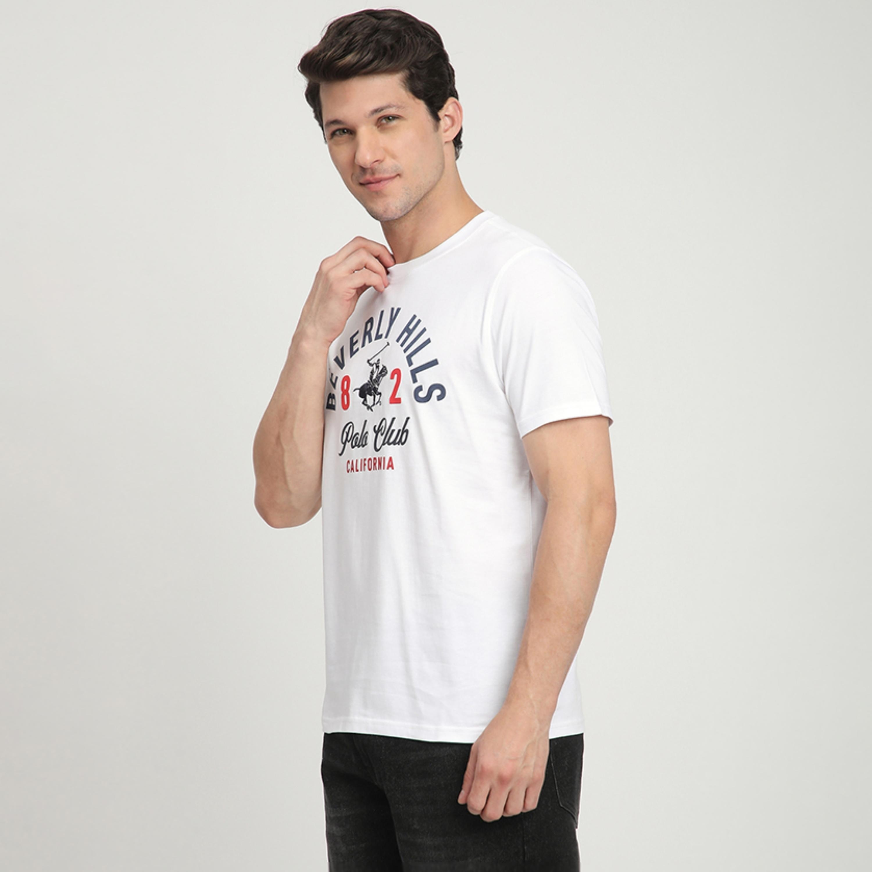 Beverly Hills Polo Club Logo Print Crew Neck Short Sleeves Men's T-Shirt-men-clothing-tshirtsandpolos-tshirts-image-6