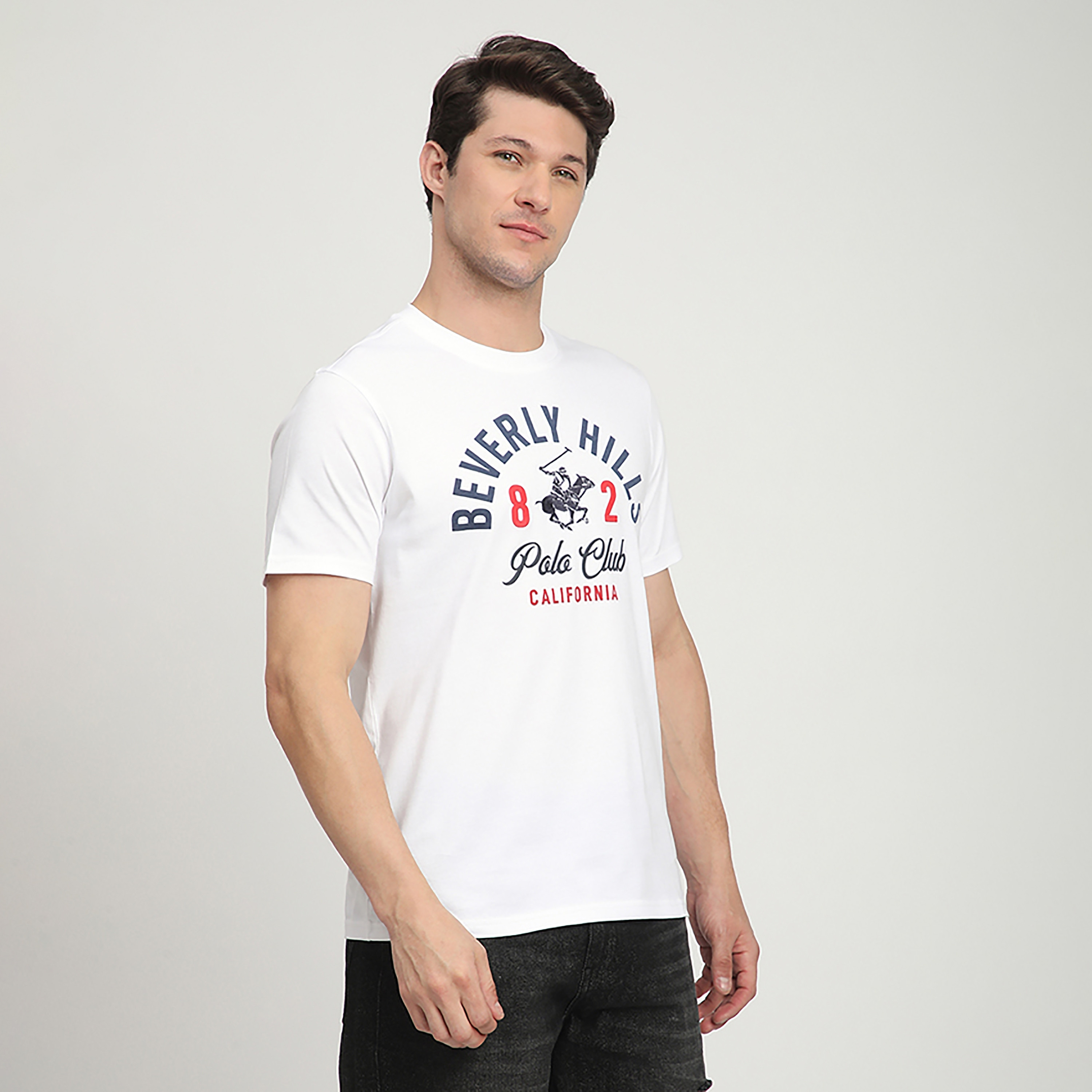 Beverly Hills Polo Club Logo Print Crew Neck Short Sleeves Men's T-Shirt-men-clothing-tshirtsandpolos-tshirts-image-7