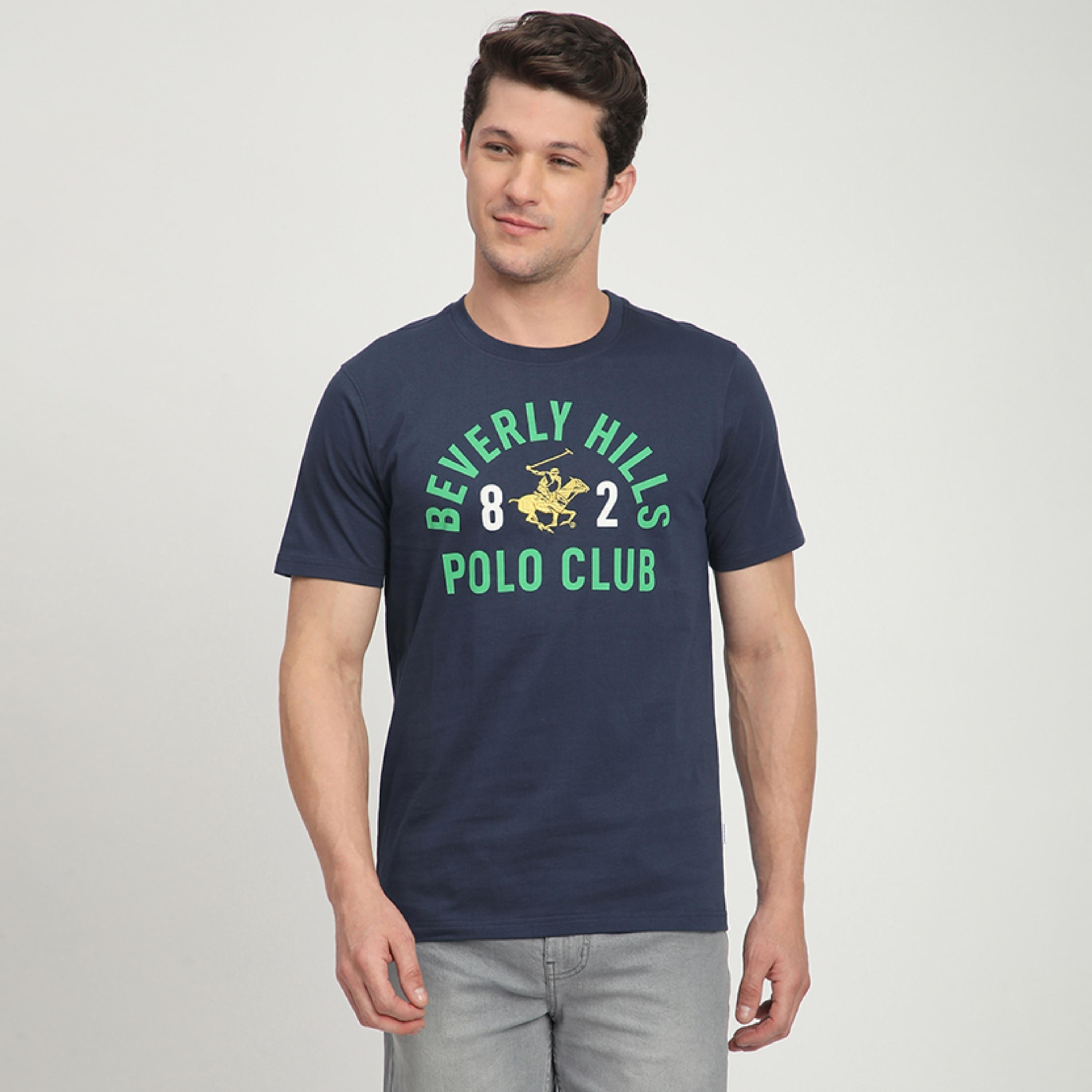 Beverly Hills Polo Club Logo Print Crew Neck Short Sleeves Men's T-Shirt-men-clothing-tshirtsandpolos-tshirts-image-5
