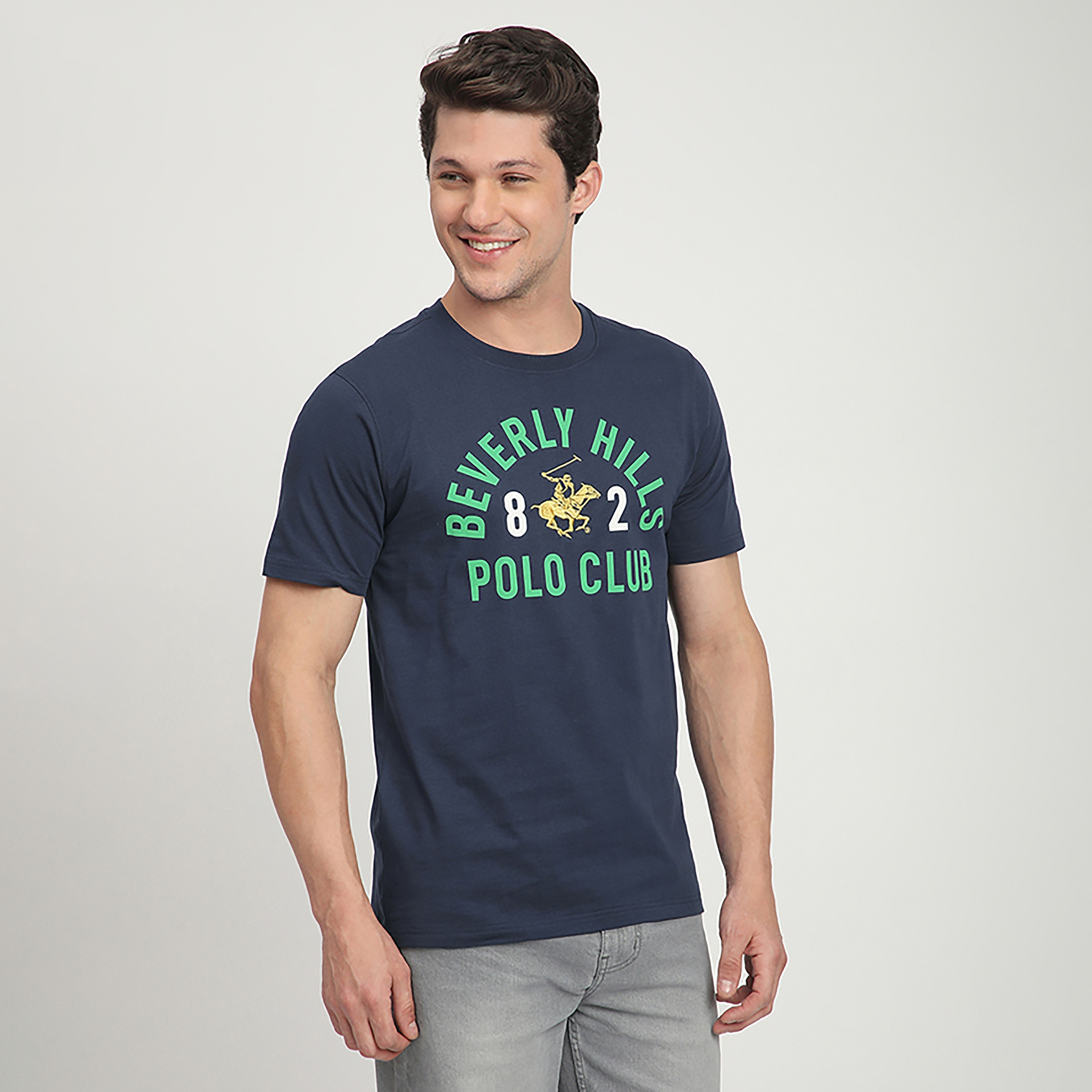 Beverly Hills Polo Club Logo Print Crew Neck Short Sleeves Men's T-Shirt-men-clothing-tshirtsandpolos-tshirts-image-7