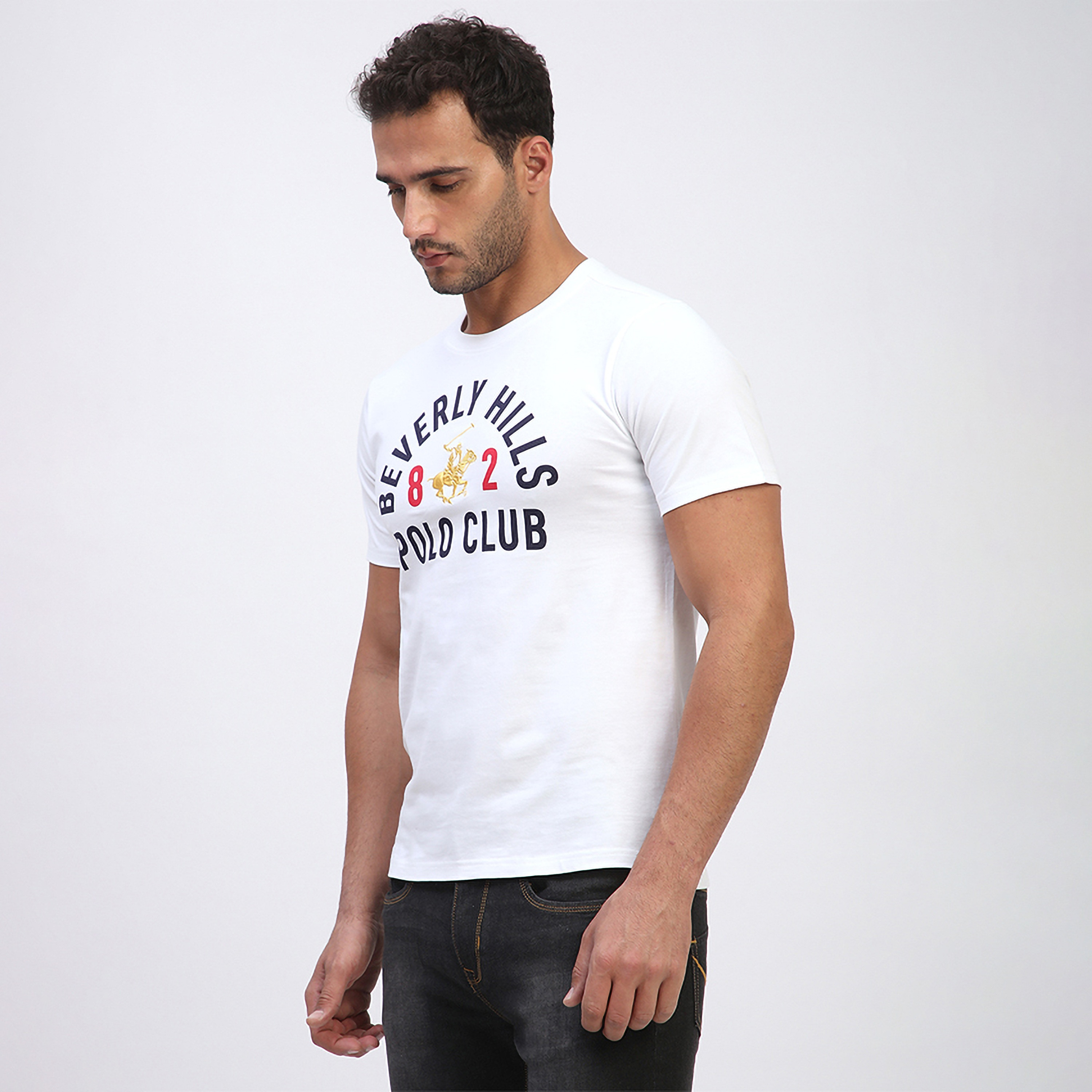 Beverly Hills Polo Club Logo Print Crew Neck Short Sleeves Men's T-Shirt-men-clothing-tshirtsandpolos-tshirts-image-10
