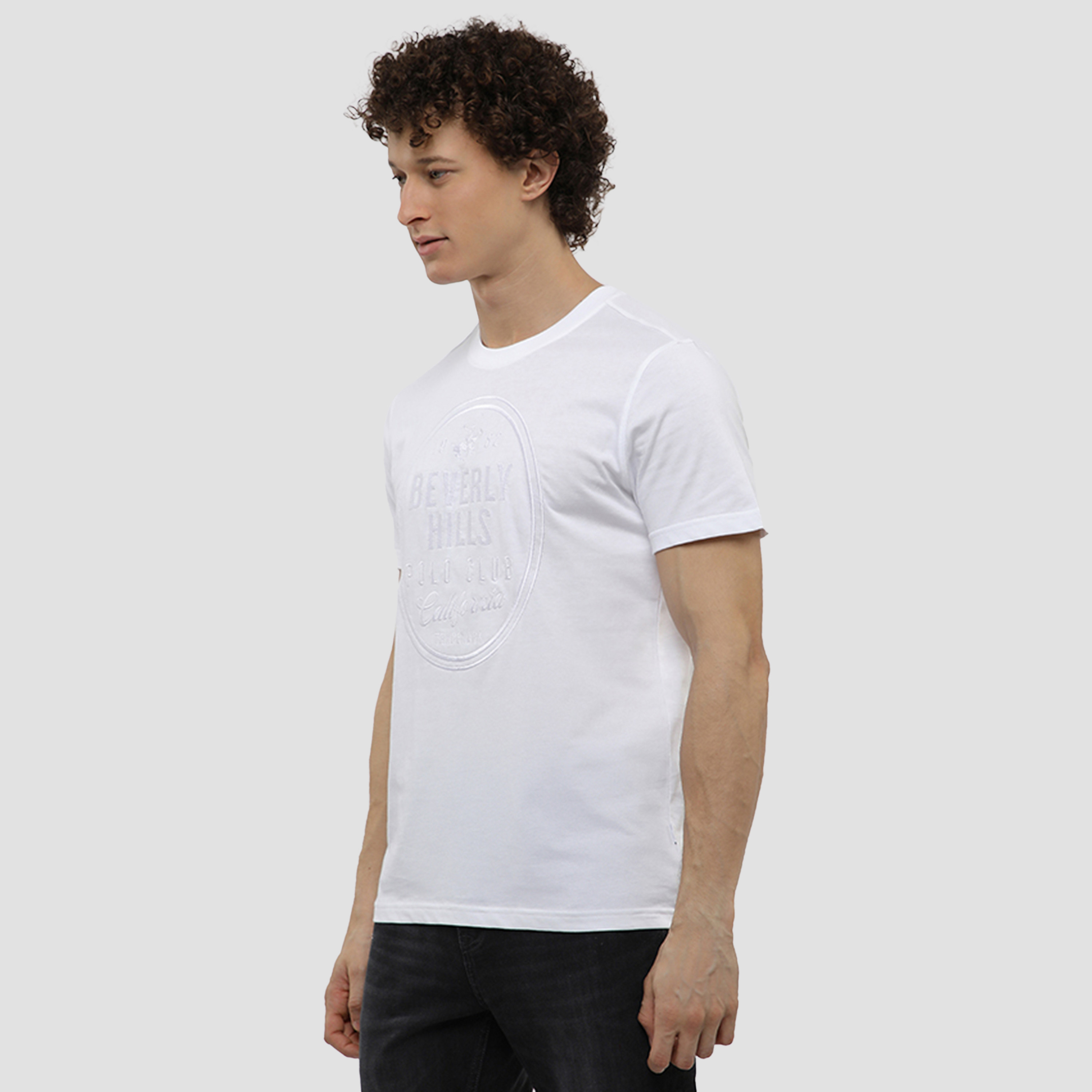 تي شيرت رجالي بياقة دائرية وأكمام قصيرة وشعار مطرز من بيفرلي هيلز بولو كلوب-men-clothing-tshirtsandpolos-tshirts-image-5