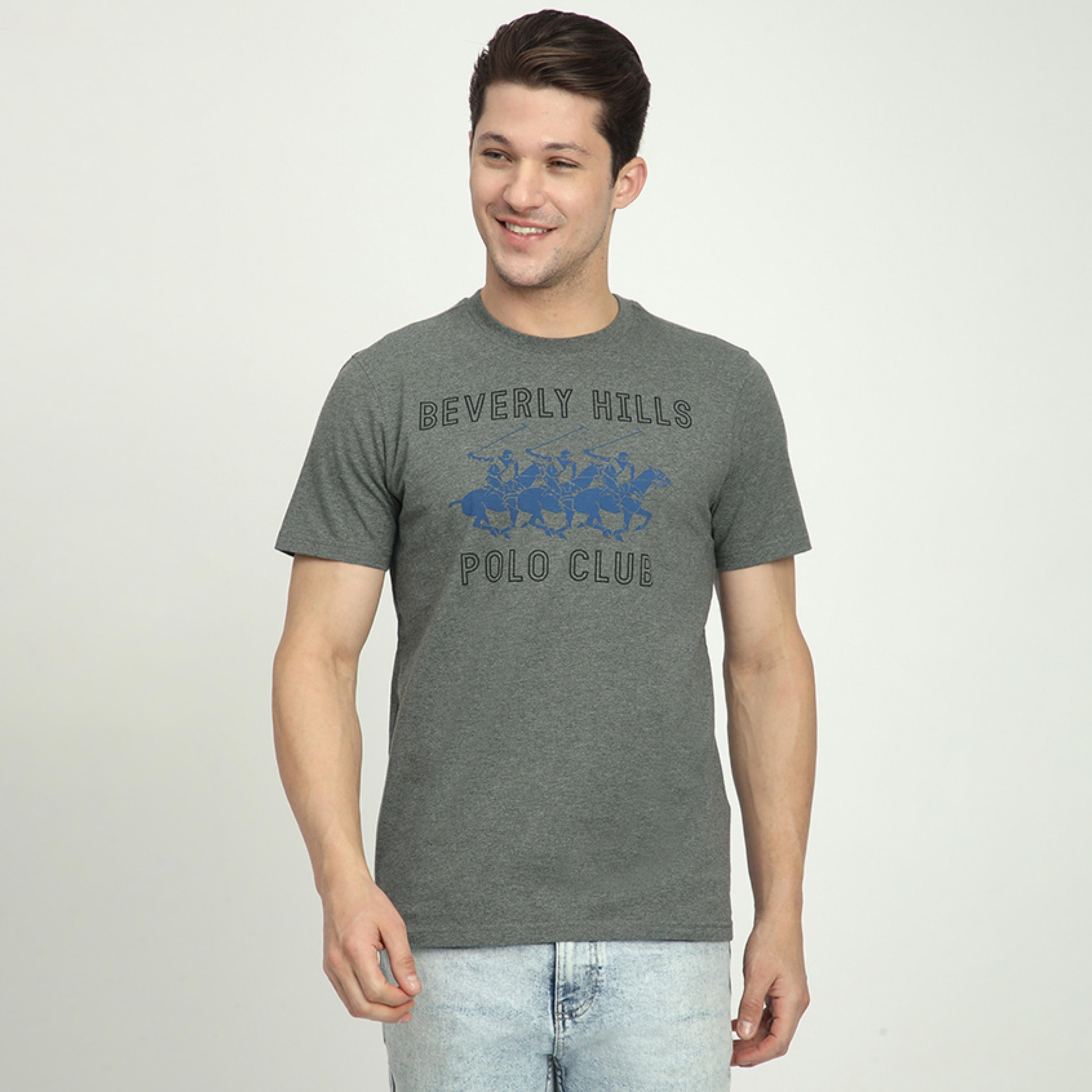تي شيرت رجالي بأكمام قصيرة ورقبة دائرية وطبعة شعار من بيفرلي هيلز بولو كلوب-men-clothing-tshirtsandpolos-tshirts-image-1