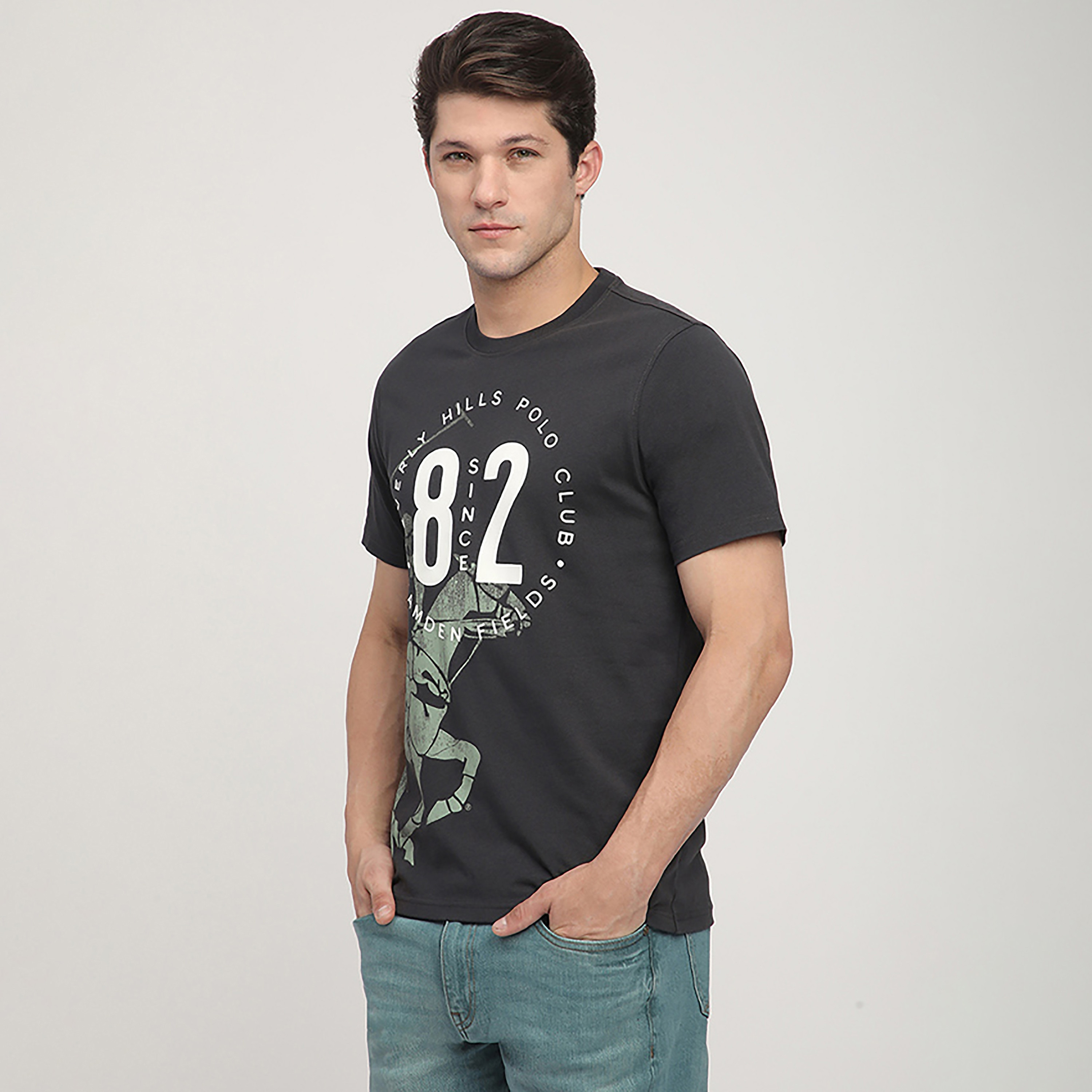 Beverly Hills Polo Club Graphic Print Crew Neck Short Sleeves Men's T-Shirt-men-clothing-tshirtsandpolos-tshirts-image-2