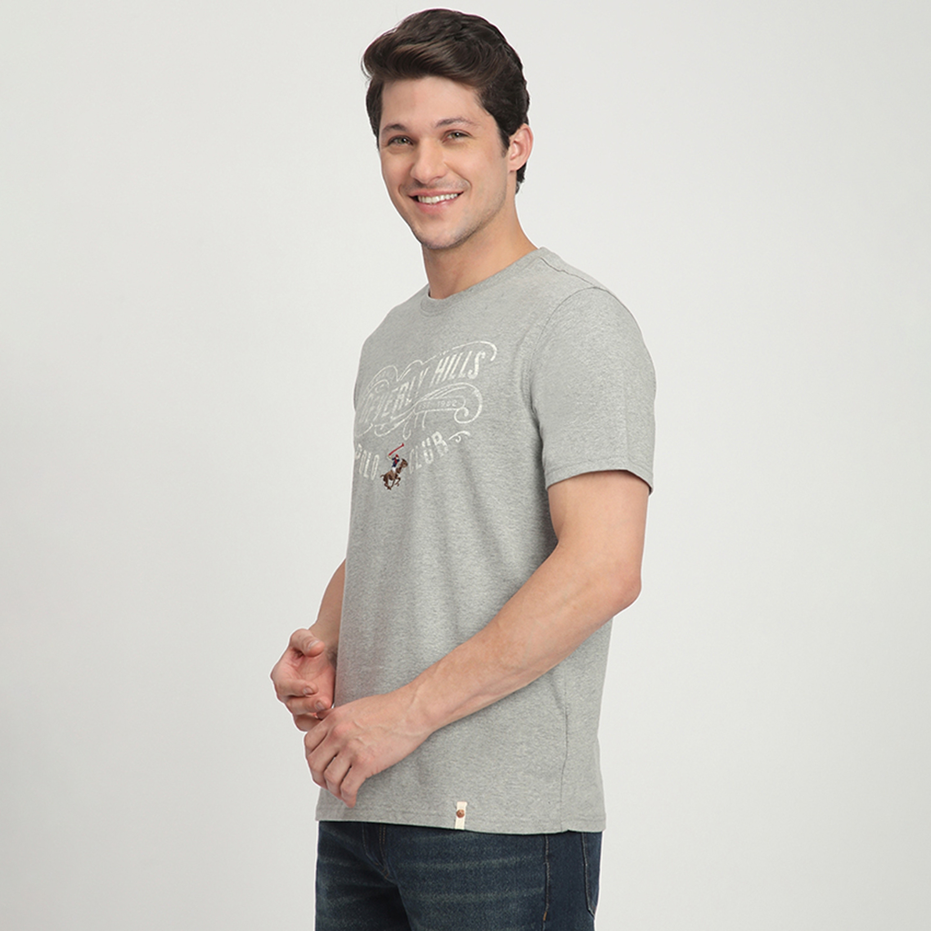 تي شيرت بيفرلي هيلز بولو كلوب مطبوع عليه شعار وياقة دائرية وأكمام قصيرة للرجال-men-clothing-tshirtsandpolos-tshirts-image-2