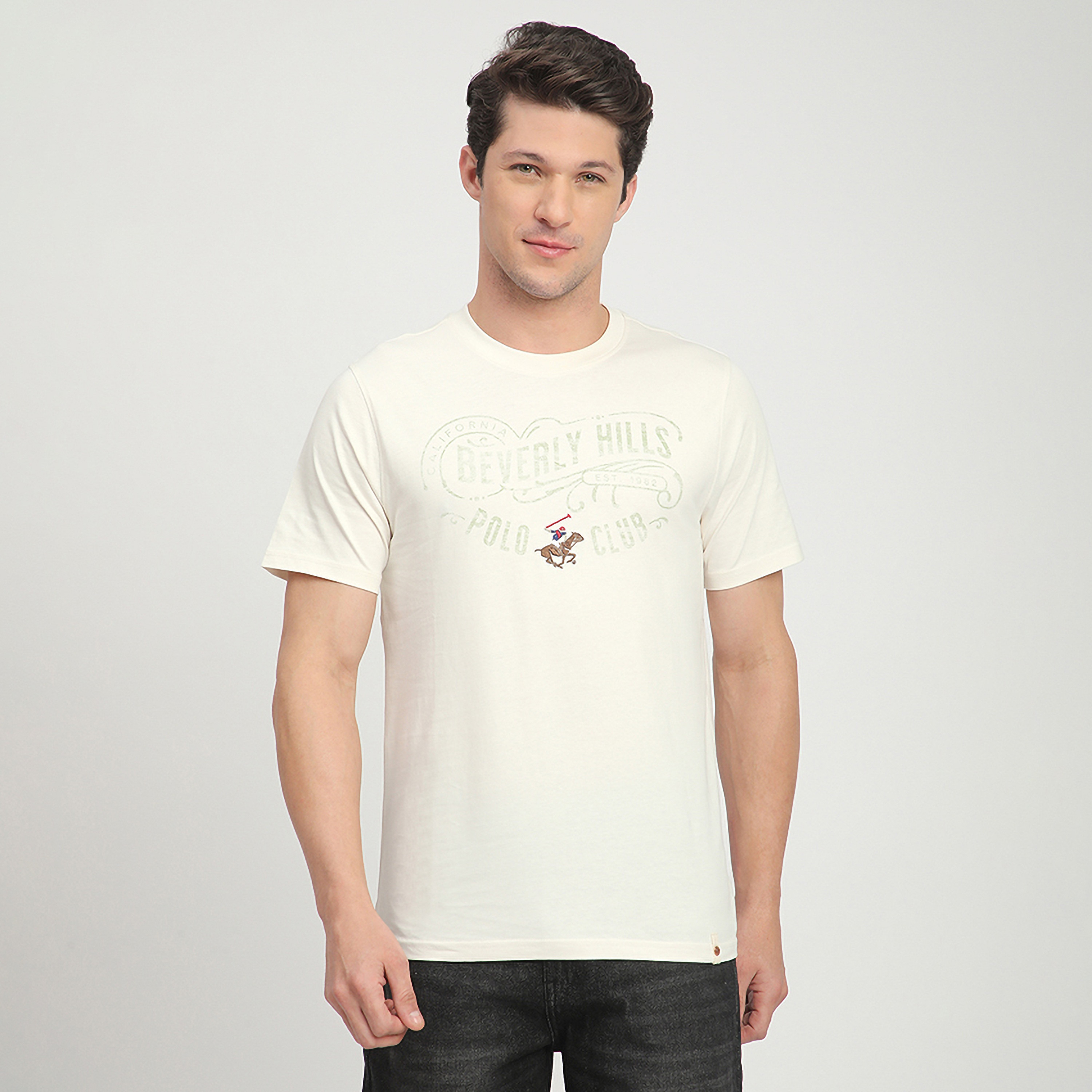 تي شيرت بيفرلي هيلز بولو كلوب مطبوع عليه شعار وياقة دائرية وأكمام قصيرة للرجال-men-clothing-tshirtsandpolos-tshirts-image-5