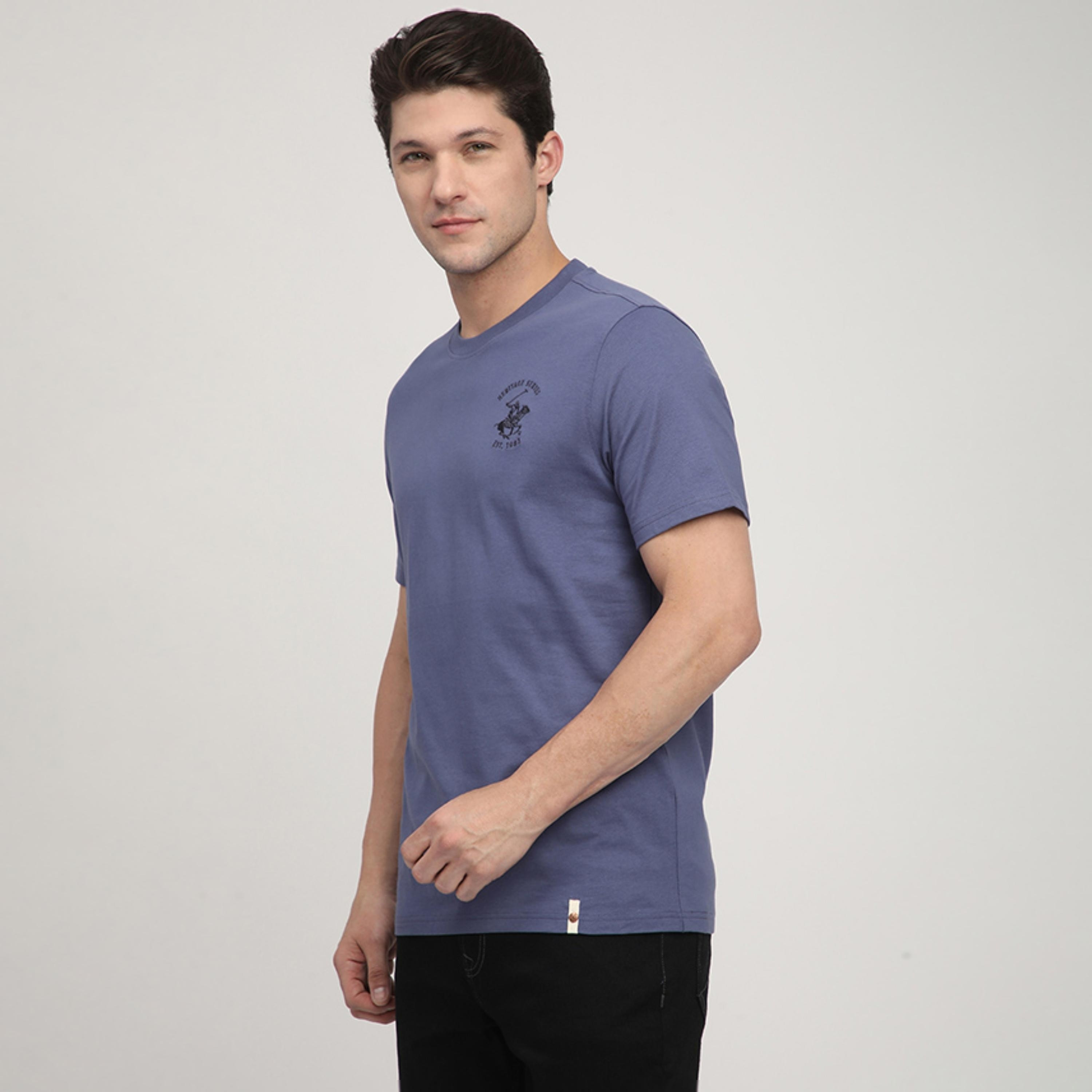 تي شيرت رجالي بأكمام قصيرة ورقبة دائرية مطرزة بنص من بيفرلي هيلز بولو كلوب-men-clothing-tshirtsandpolos-tshirts-image-2