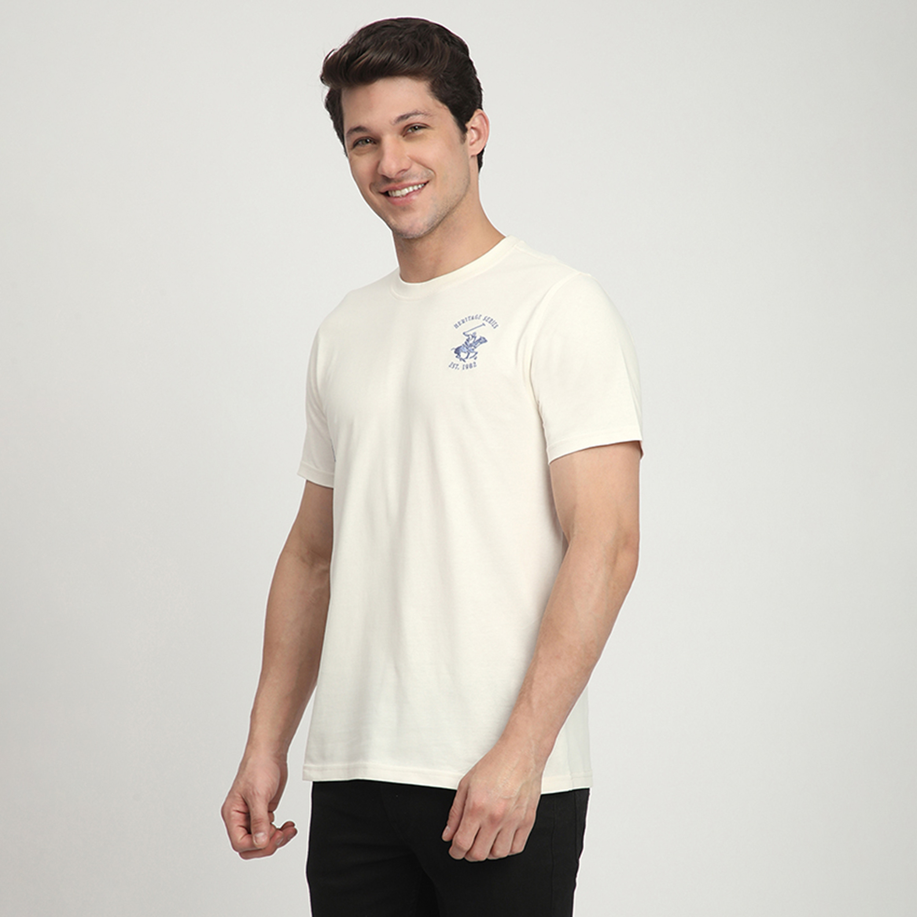 تي شيرت رجالي بأكمام قصيرة ورقبة دائرية مطرزة بنص من بيفرلي هيلز بولو كلوب-men-clothing-tshirtsandpolos-tshirts-image-11