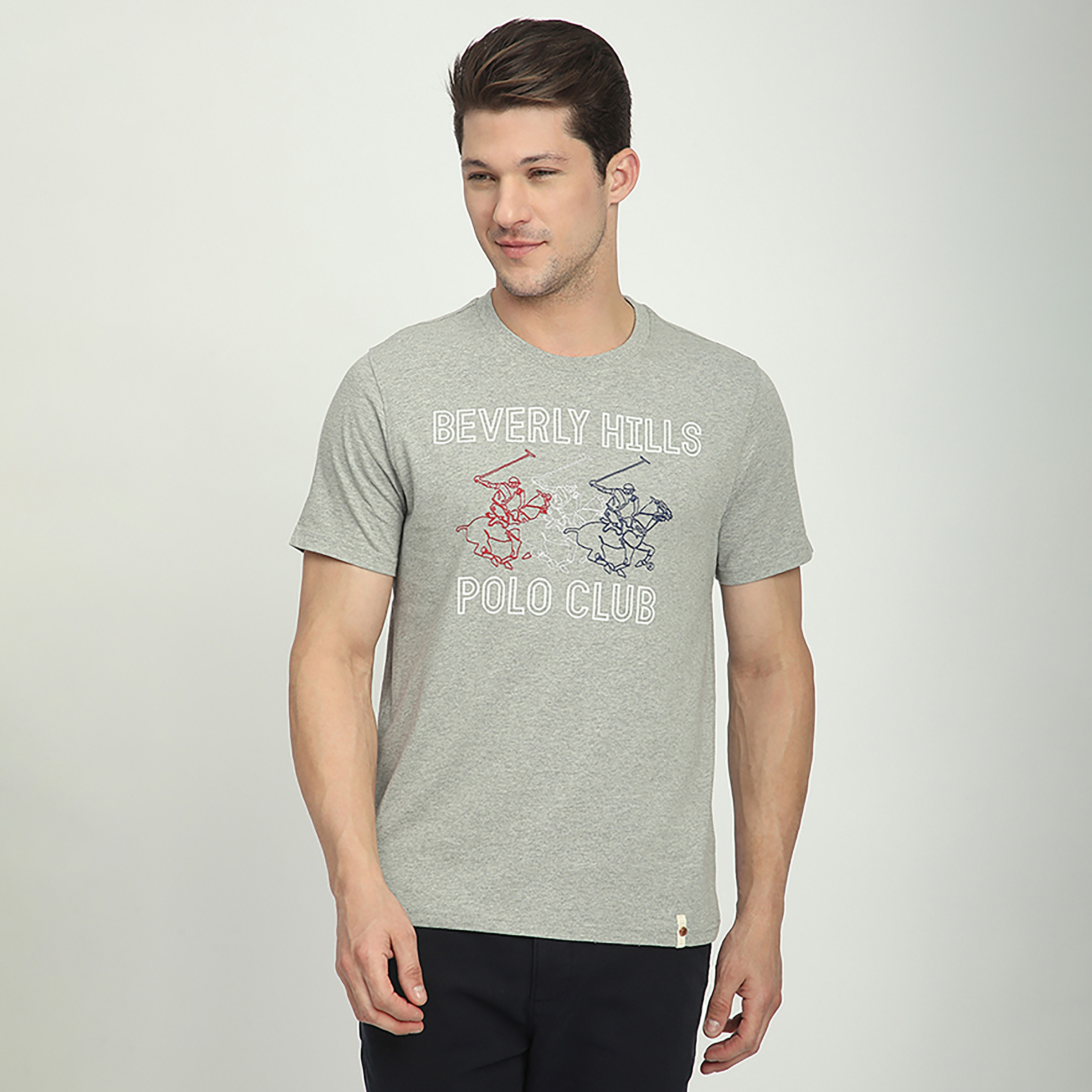 تي شيرت رجالي بأكمام قصيرة ورقبة دائرية وطبعة شعار من بيفرلي هيلز بولو كلوب-men-clothing-tshirtsandpolos-tshirts-image-1