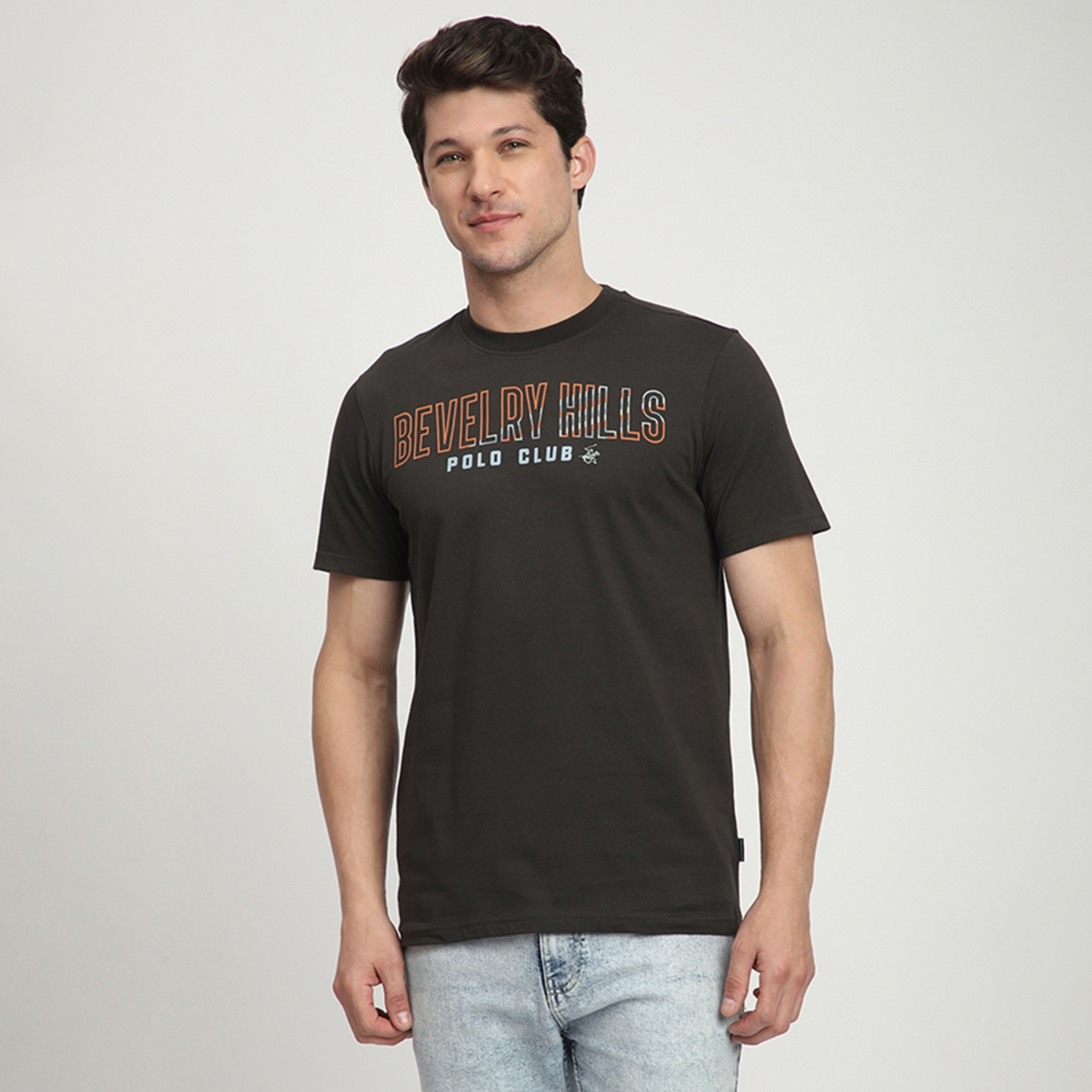 تي شيرت بيفرلي هيلز بولو كلوب مطبوع عليه شعار وياقة دائرية وأكمام قصيرة للرجال-men-clothing-tshirtsandpolos-tshirts-image-1