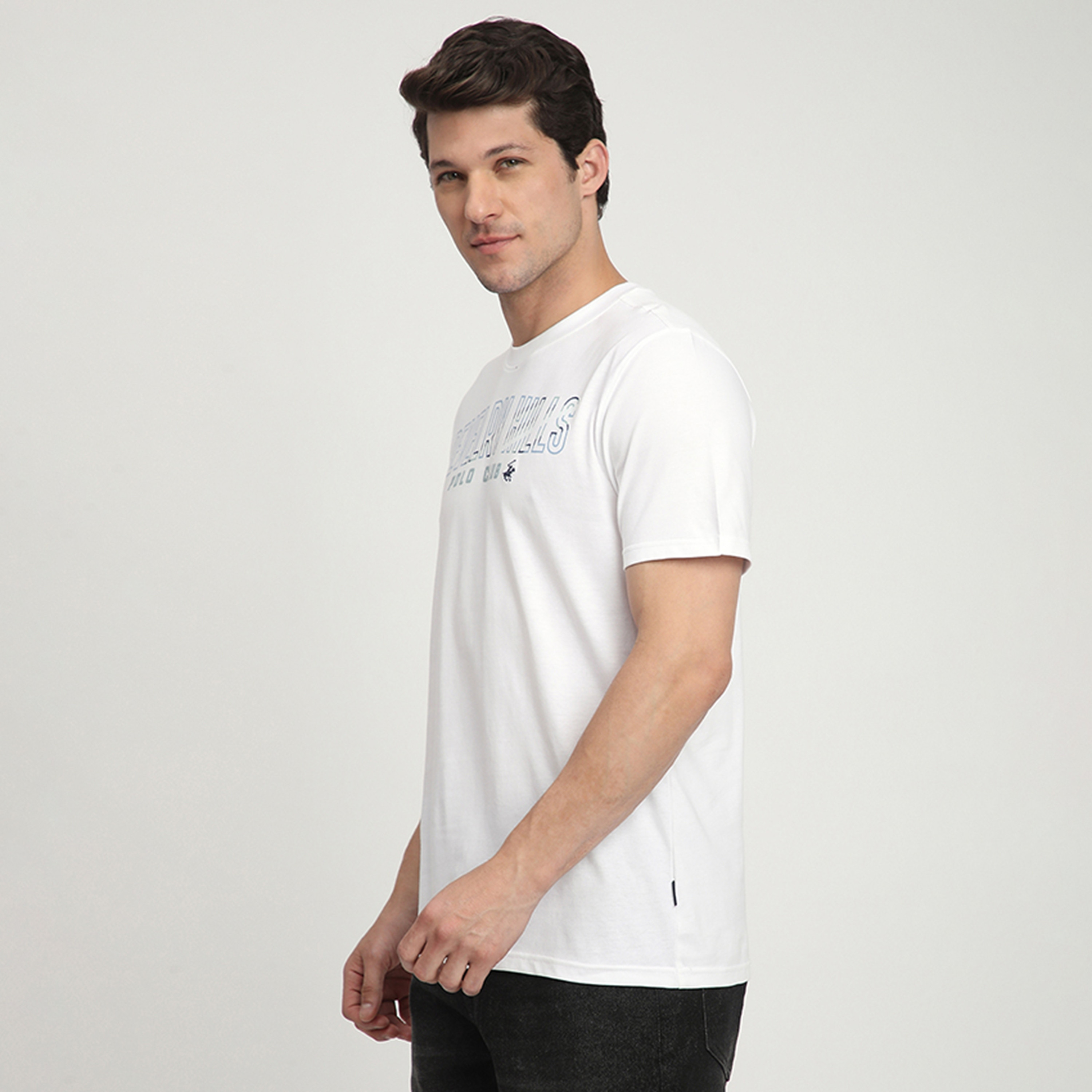 تي شيرت بيفرلي هيلز بولو كلوب مطبوع عليه شعار وياقة دائرية وأكمام قصيرة للرجال-men-clothing-tshirtsandpolos-tshirts-image-6