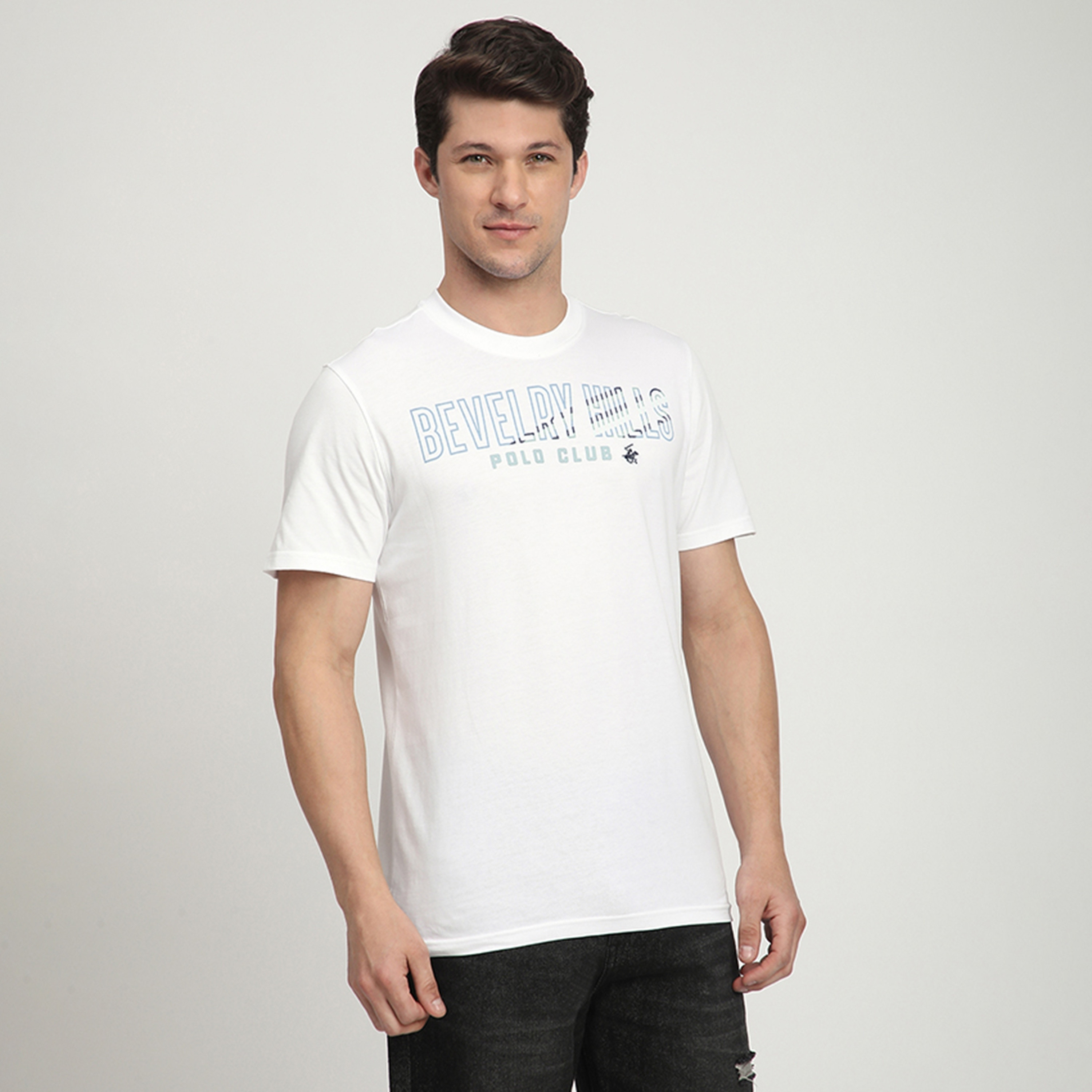 تي شيرت بيفرلي هيلز بولو كلوب مطبوع عليه شعار وياقة دائرية وأكمام قصيرة للرجال-men-clothing-tshirtsandpolos-tshirts-image-7
