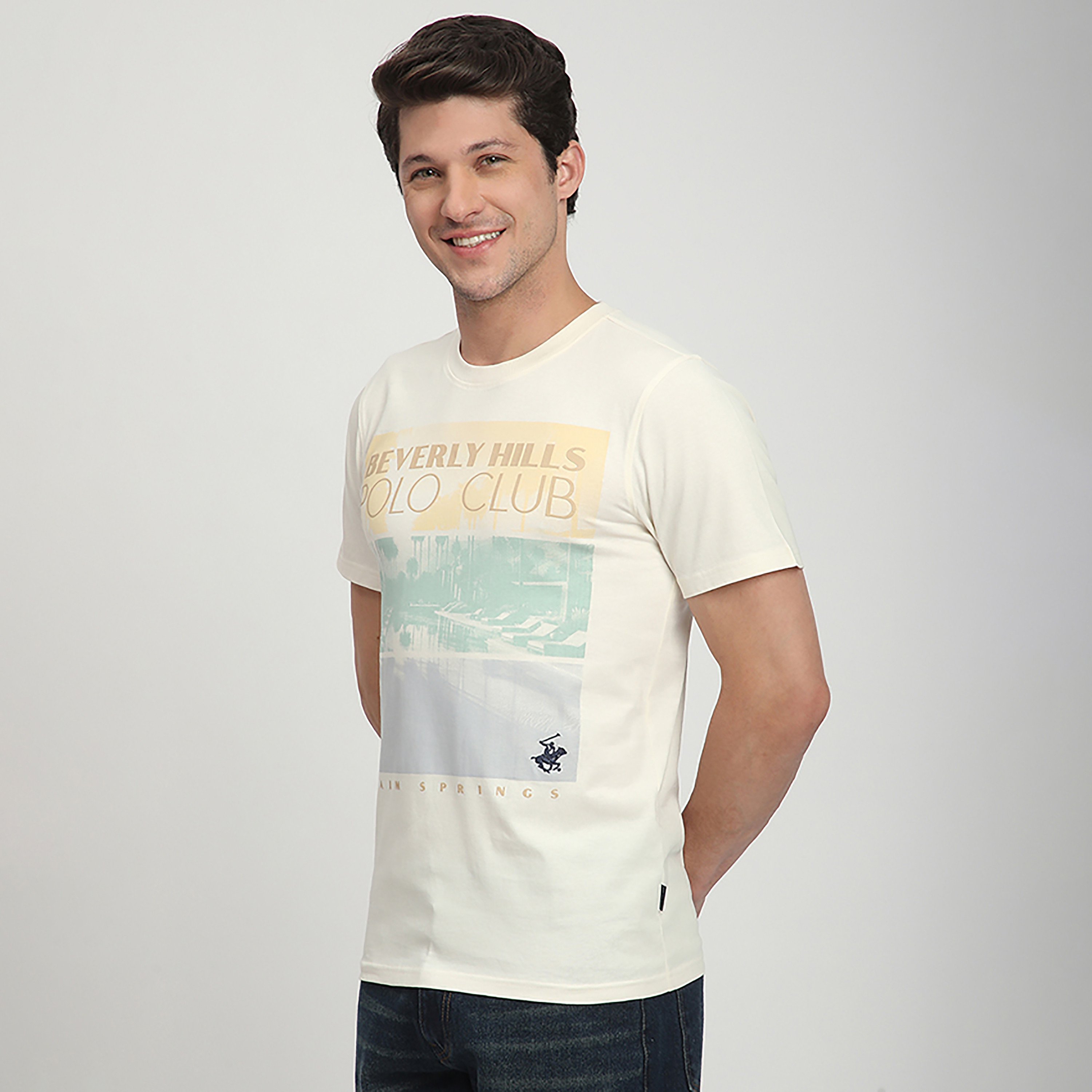 تي شيرت رجالي بأكمام قصيرة ورقبة دائرية وطبعة رسومات من بيفرلي هيلز بولو كلوب-men-clothing-tshirtsandpolos-tshirts-image-2