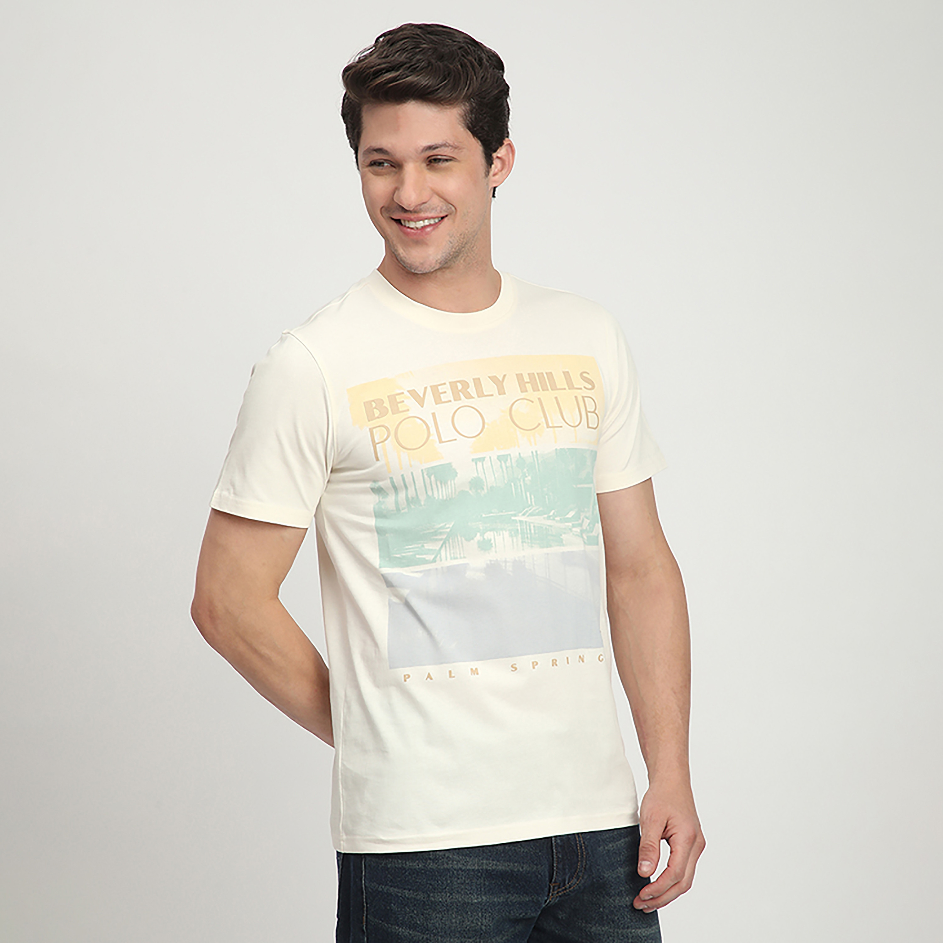 تي شيرت رجالي بأكمام قصيرة ورقبة دائرية وطبعة رسومات من بيفرلي هيلز بولو كلوب-men-clothing-tshirtsandpolos-tshirts-image-3