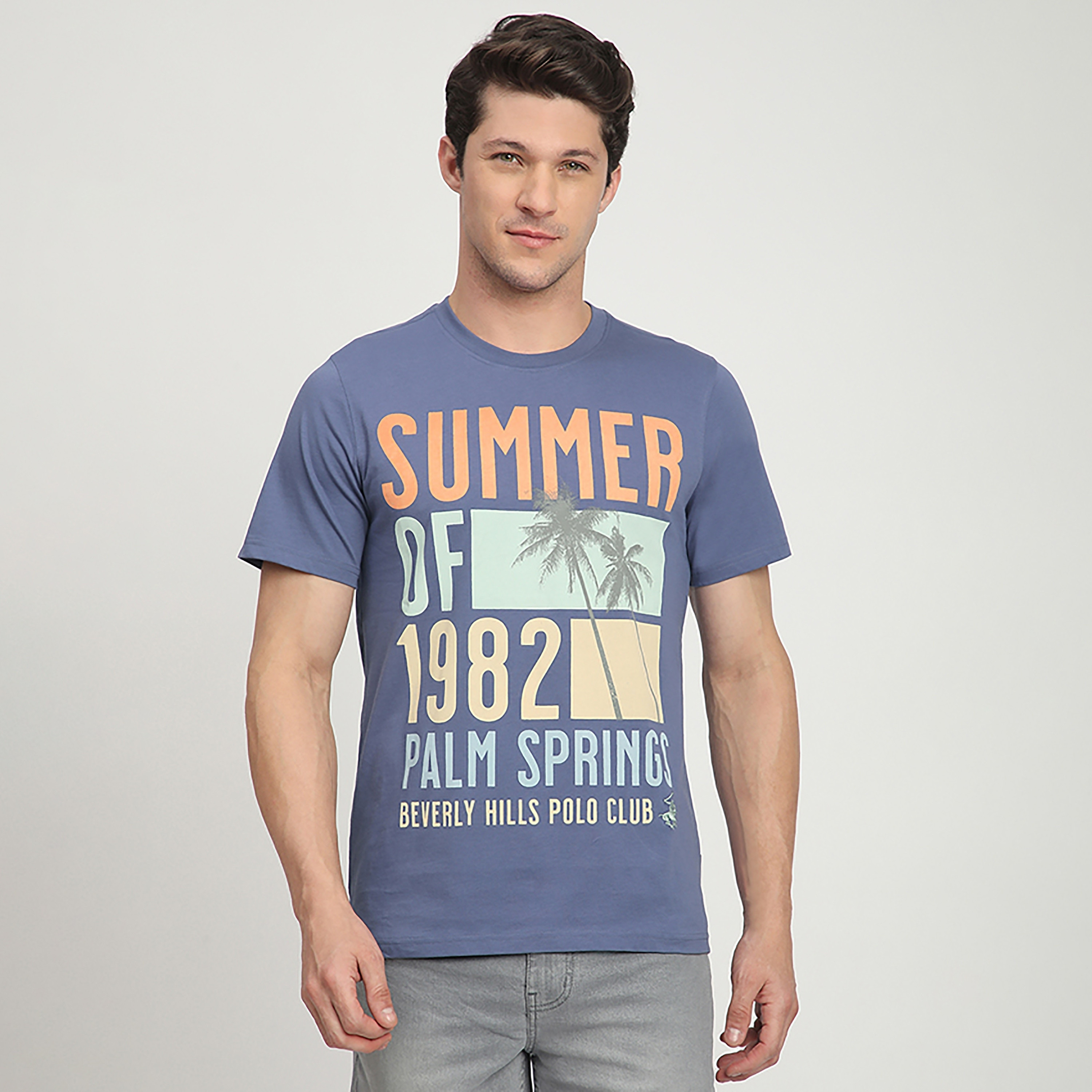 تي شيرت رجالي بأكمام قصيرة ورقبة دائرية وطبعة جرافيكية من بيفرلي هيلز بولو كلوب-men-clothing-tshirtsandpolos-tshirts-image-1
